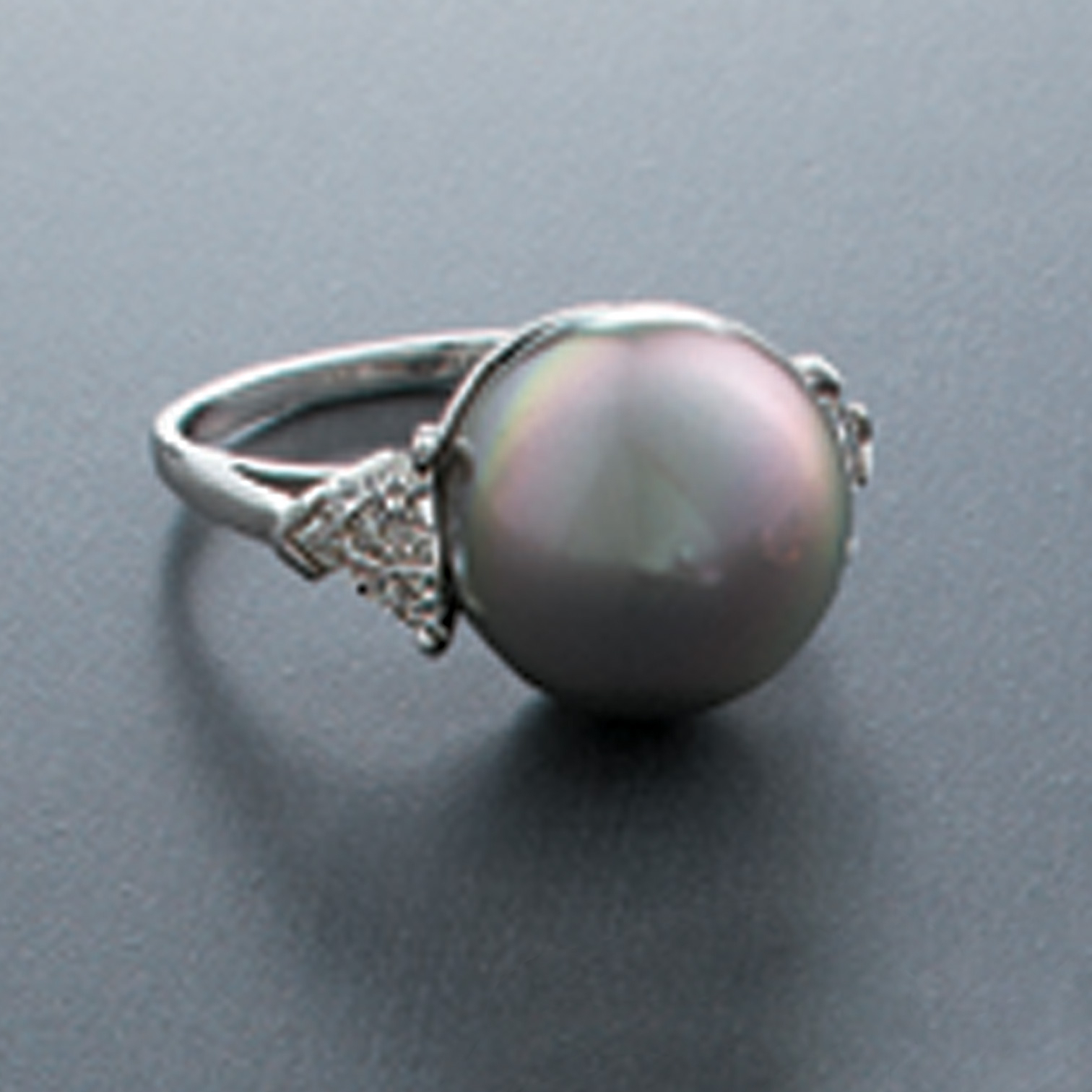 Gump's Aubergine Tahitian Cutltured Pearl Ring 