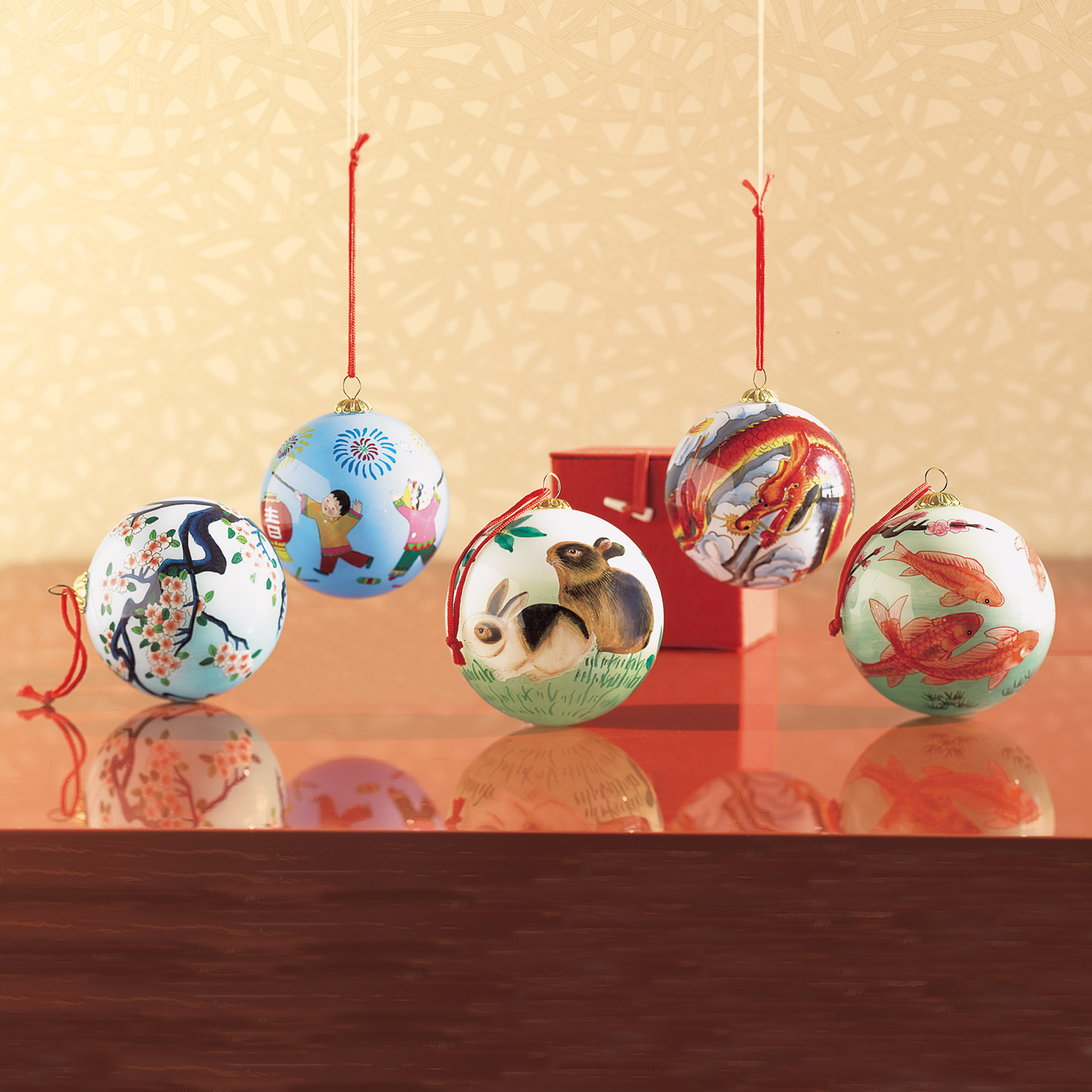 Asian Christmas Ornaments 