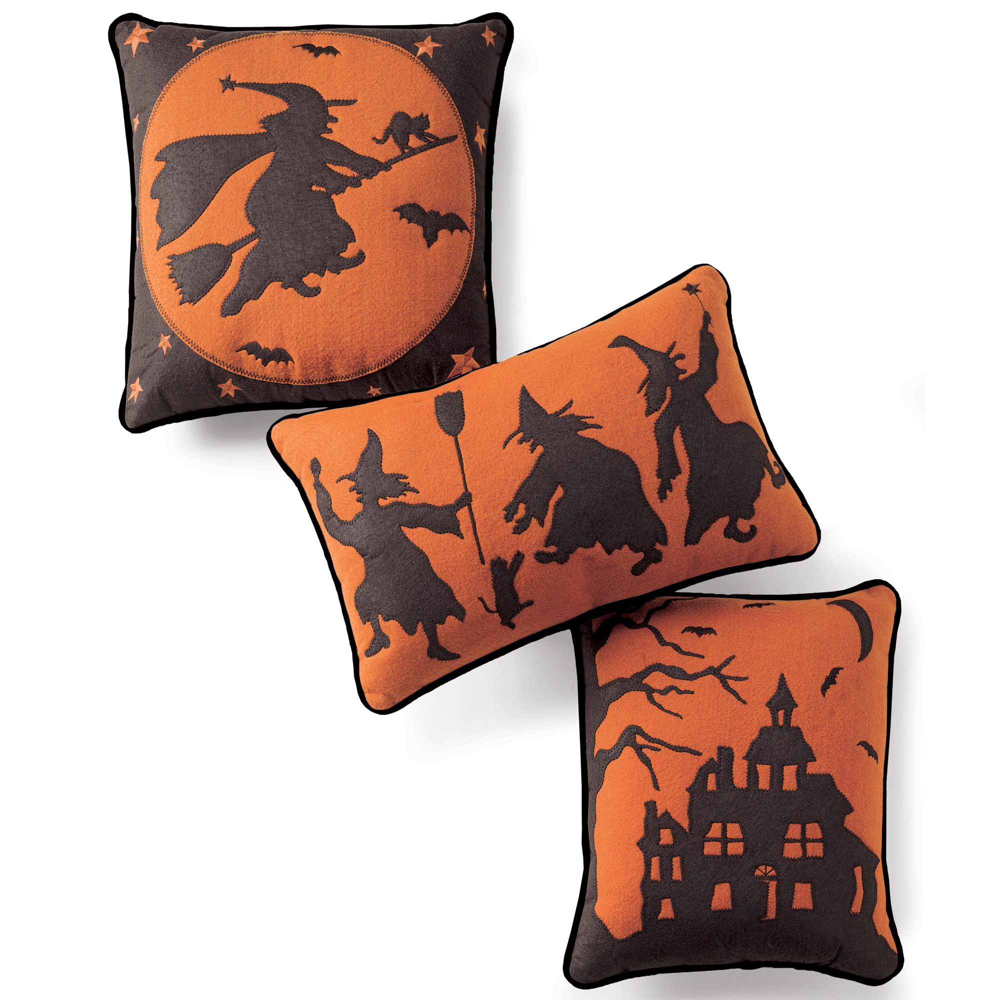 plush halloween pillows