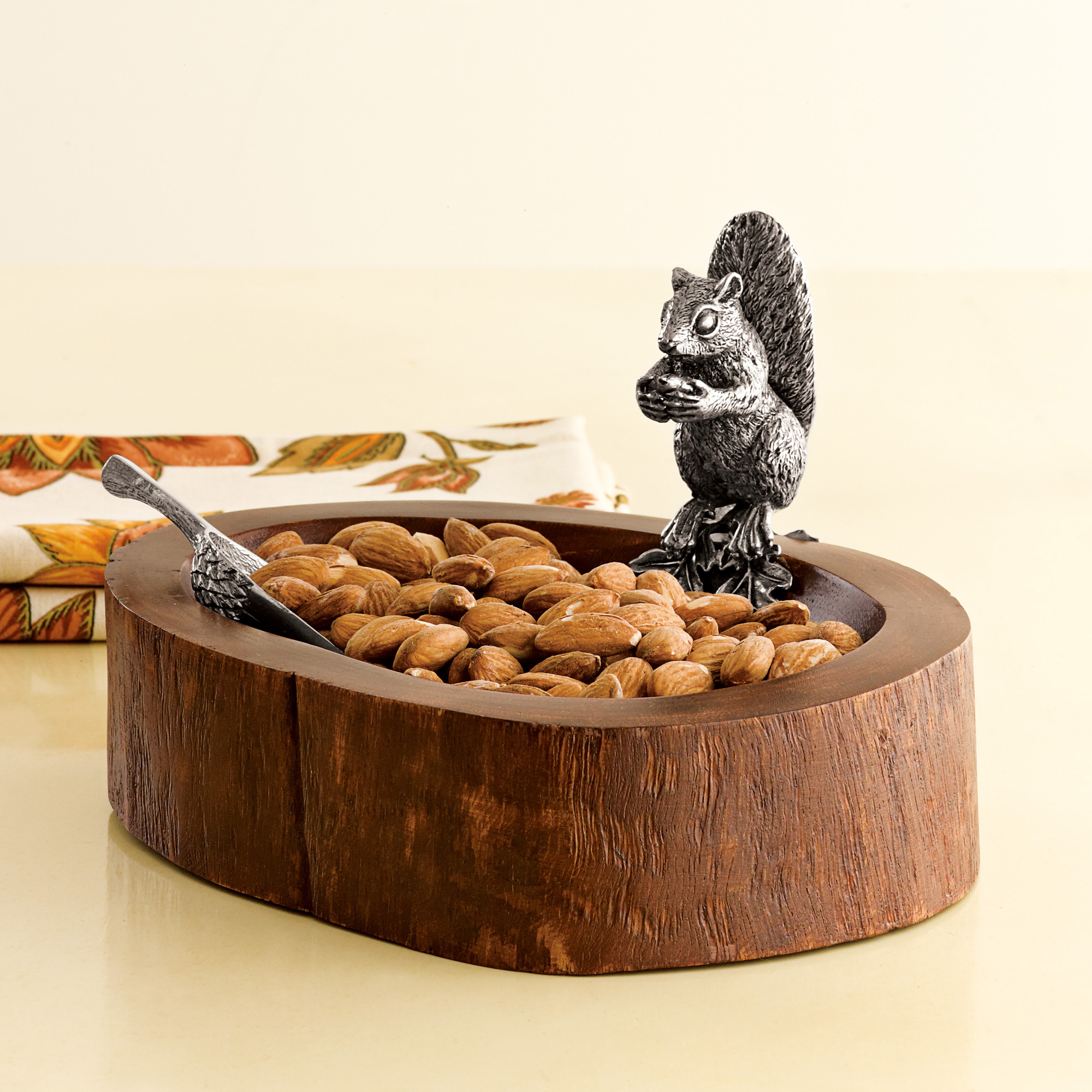 Squirrel Nut Bowl With Scoop Gump's