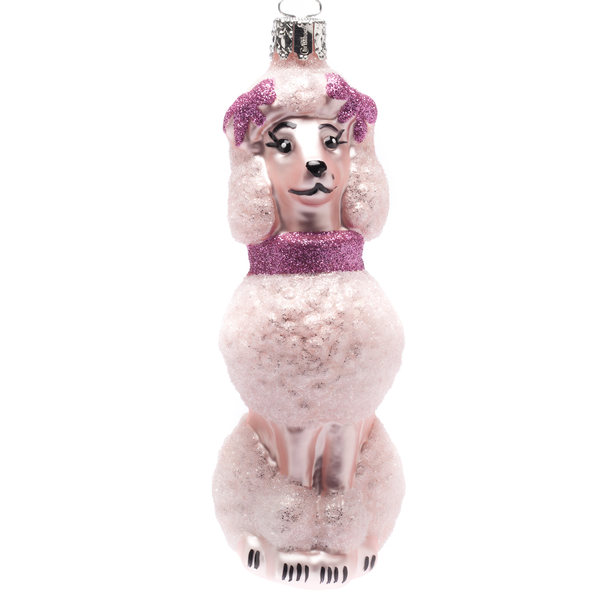 pink poodle statue