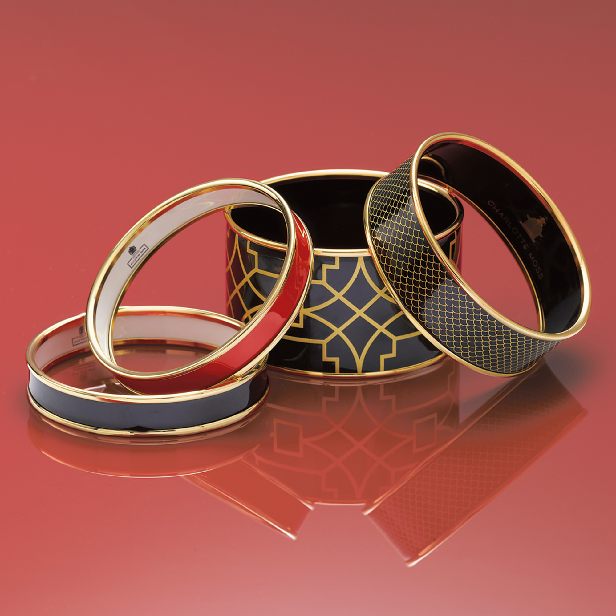 Halcyon Days Enamel Bracelets Gump's