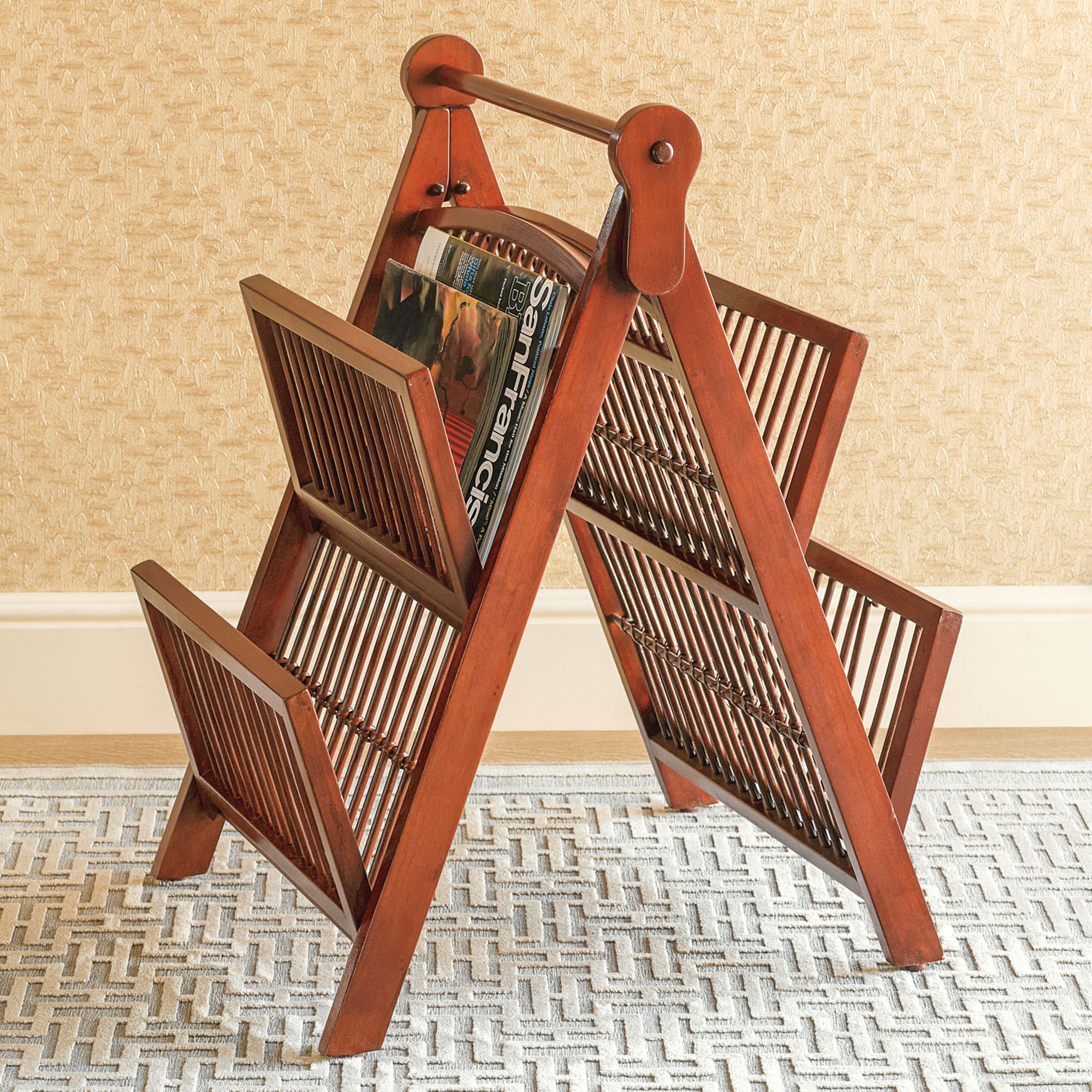 Folding Magazine Rack Gump's