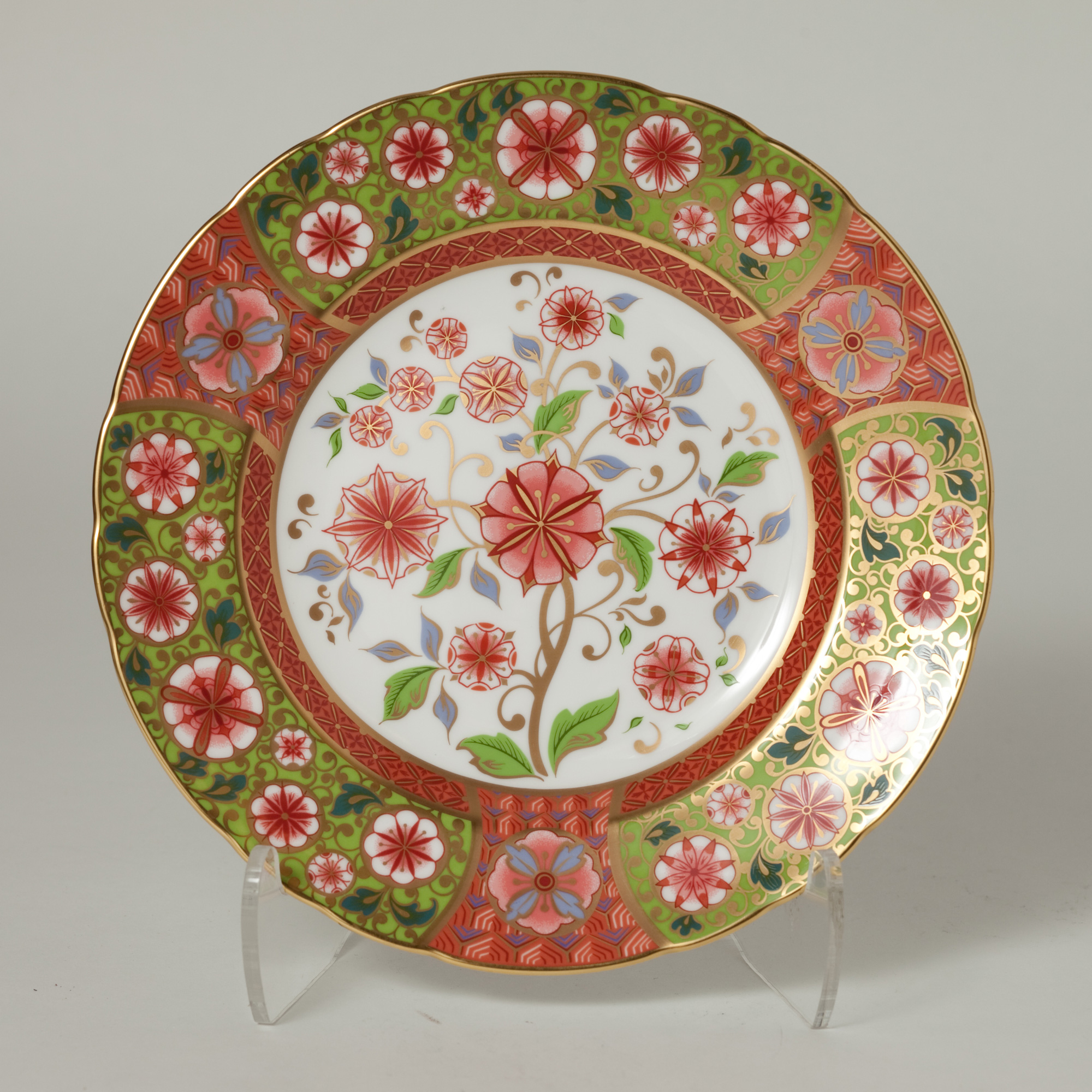 Royal Crown Derby Cherry Blossom Accent Plate Gump's