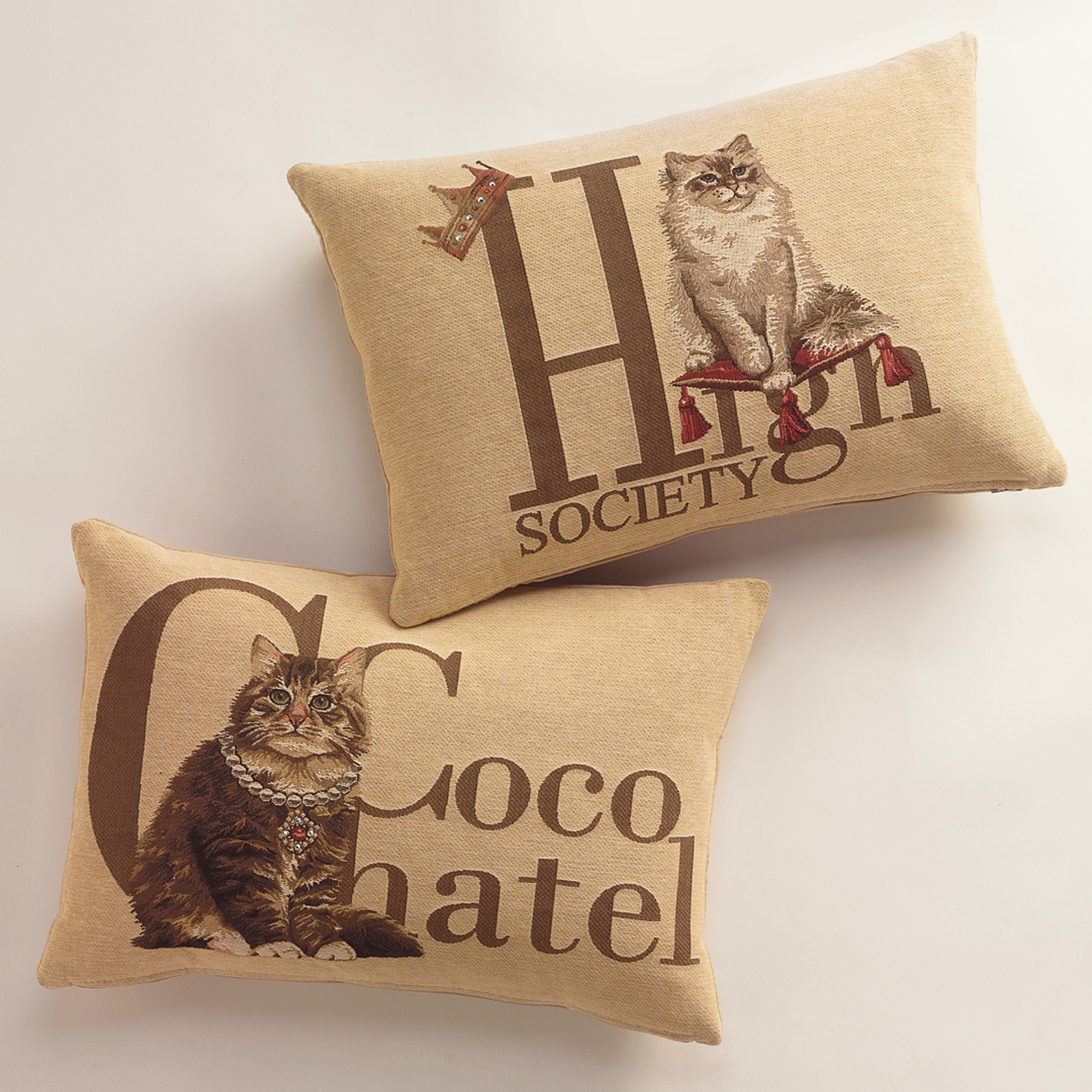 cat picture pillows