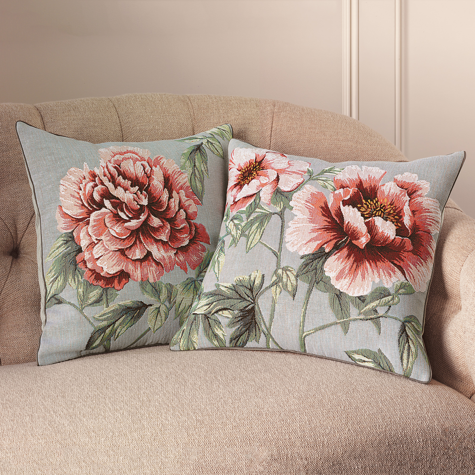 Peony Pillows Gump's