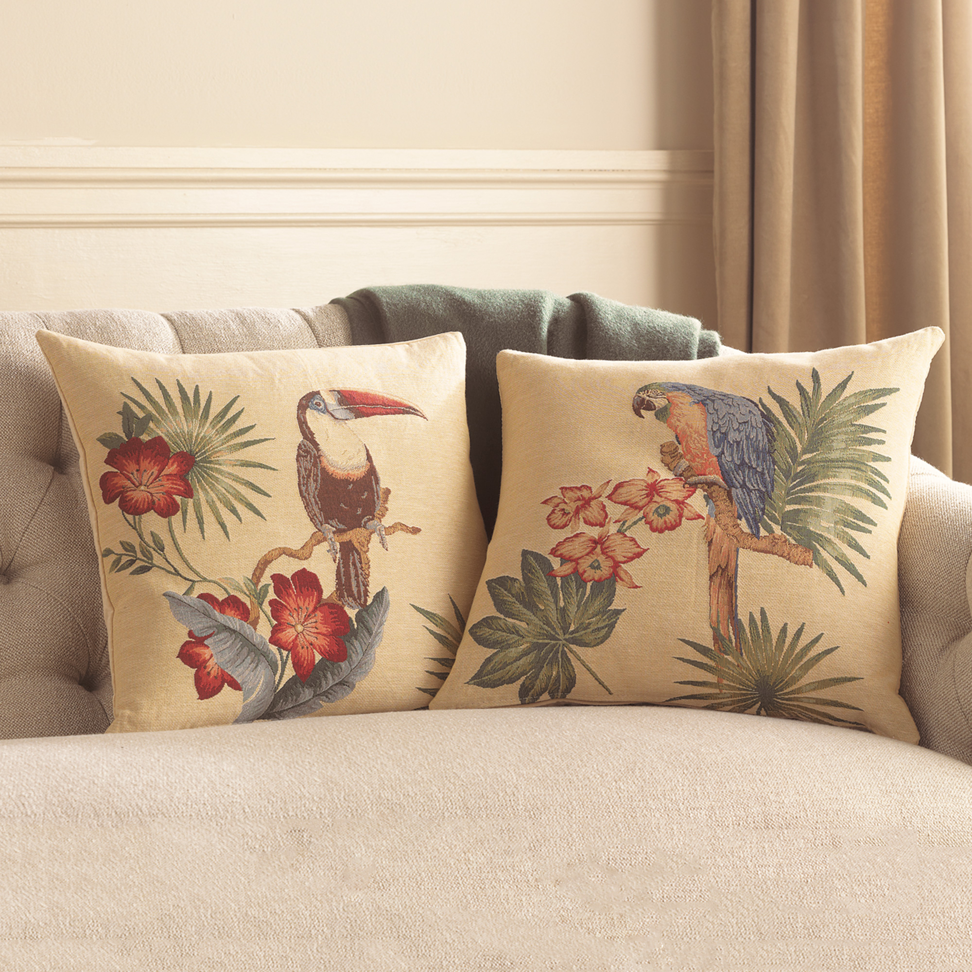 Tropical Bird Pillows Gump's