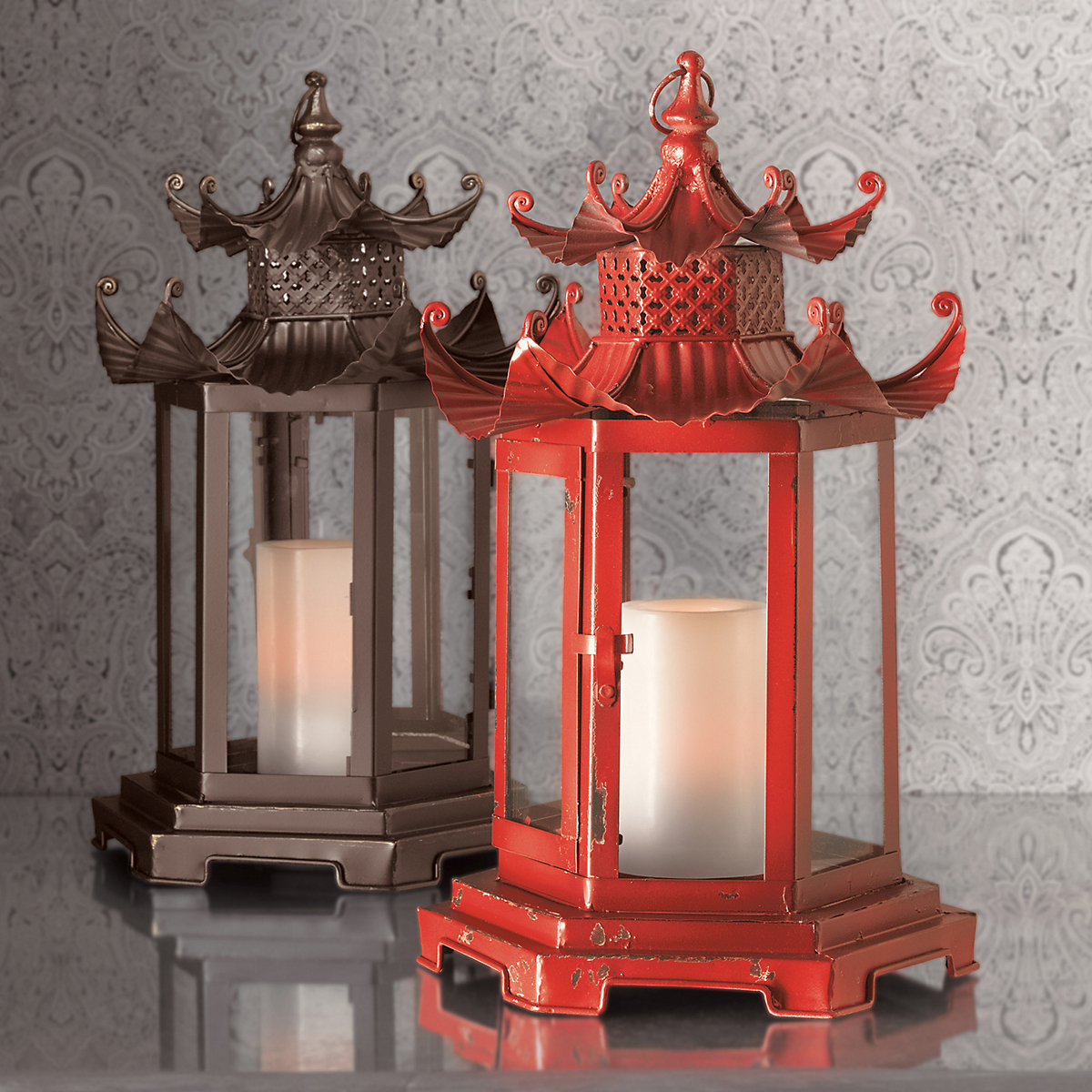 Asian Candle Lantern 65