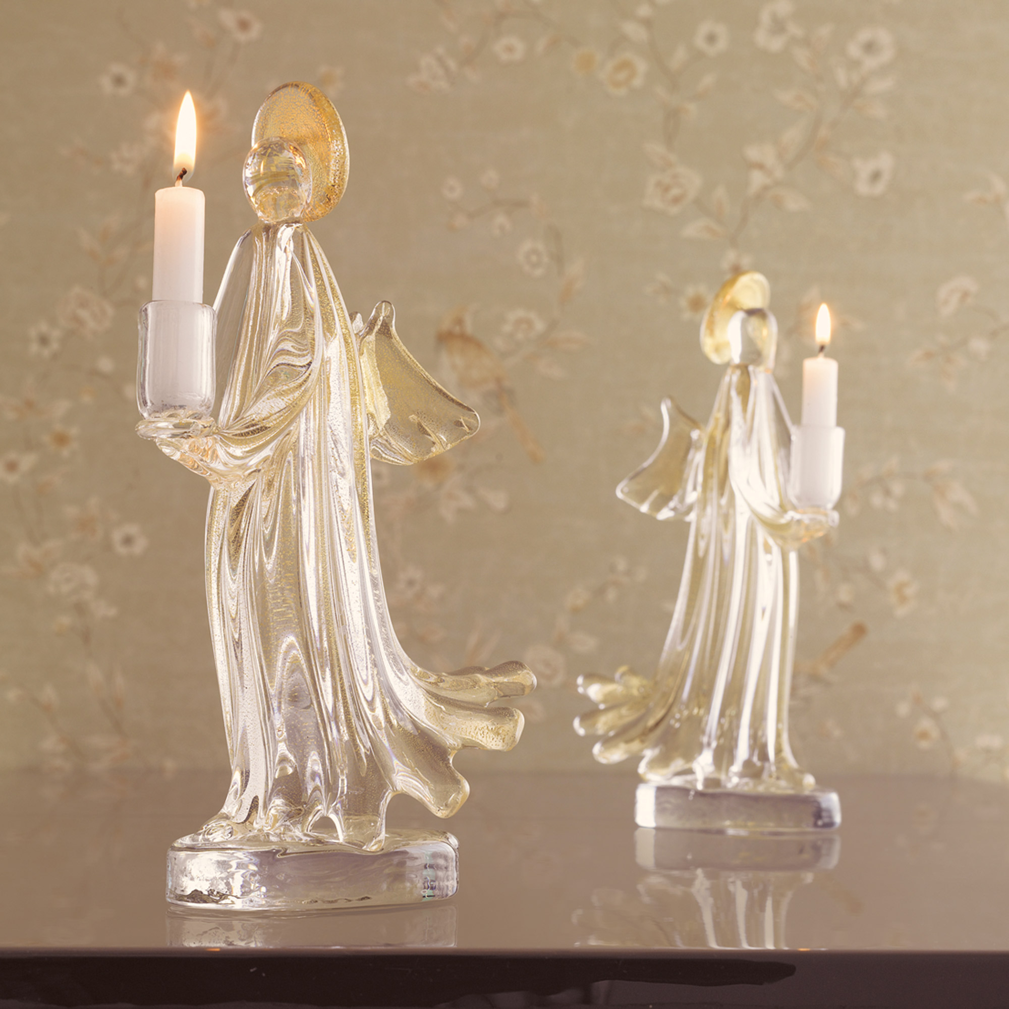 Murano Glass Angel Candleholders Gump's