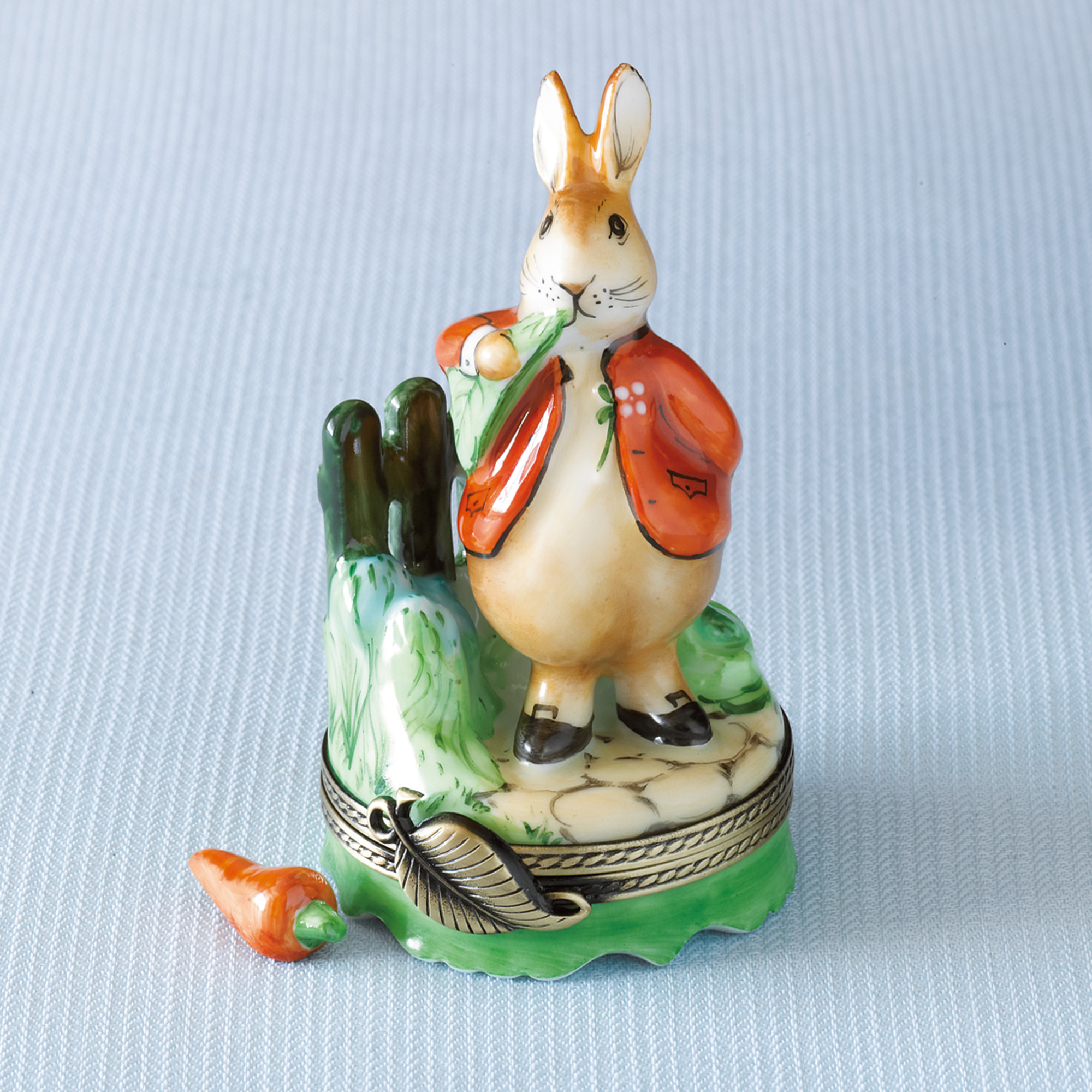 Limoges Storybook Rabbit Box Gump's