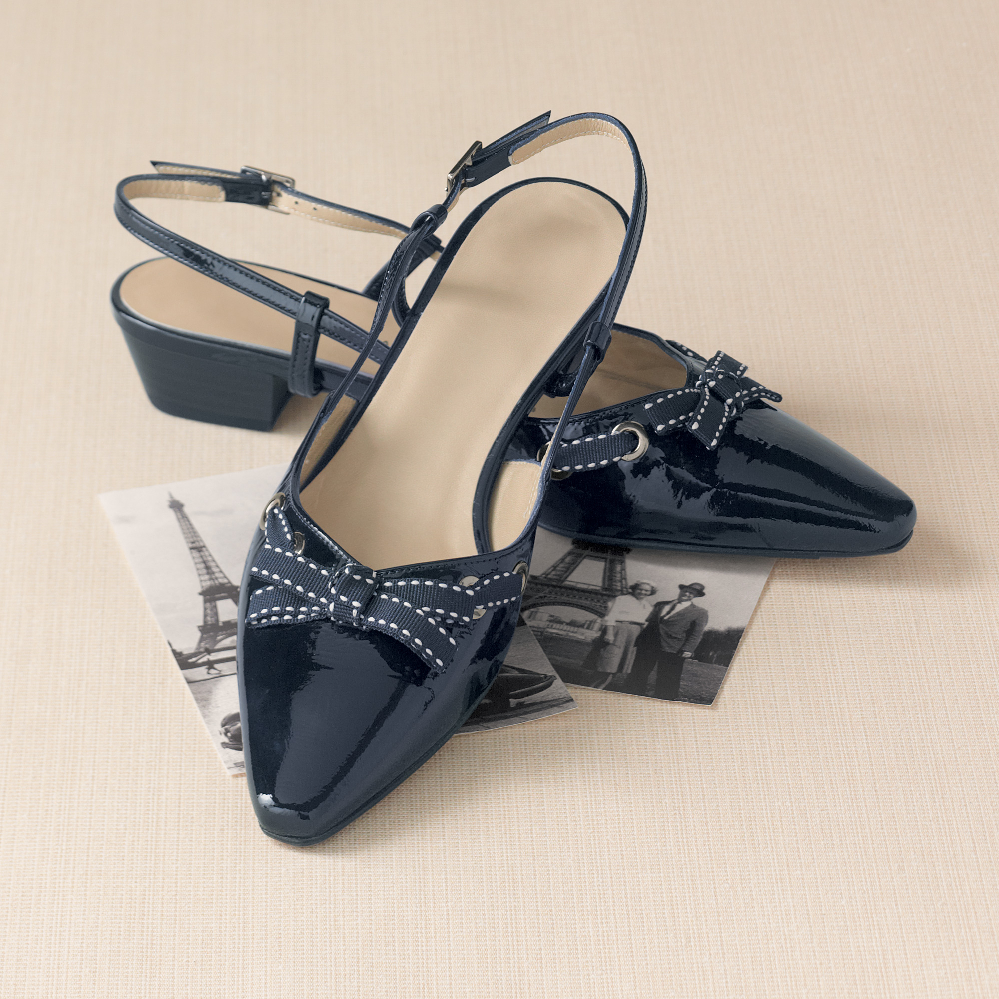 Peter Kaiser Bow-Top Slingback