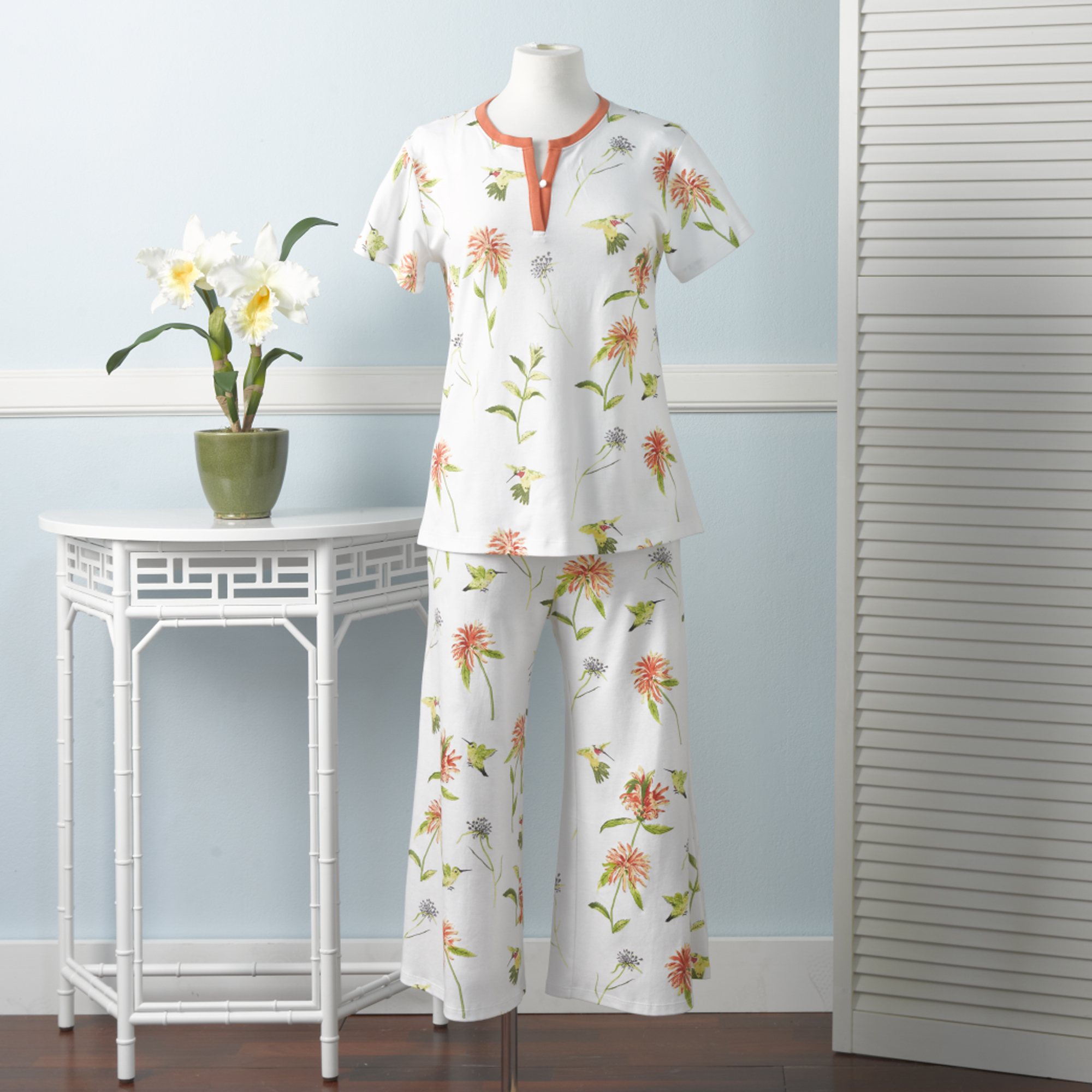 Hummingbird Garden Pajamas Gumps