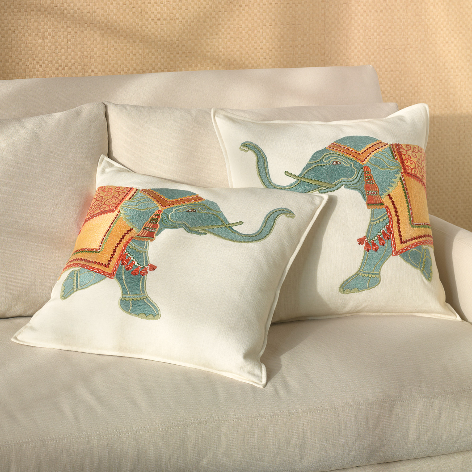 outdoor elephant pillows