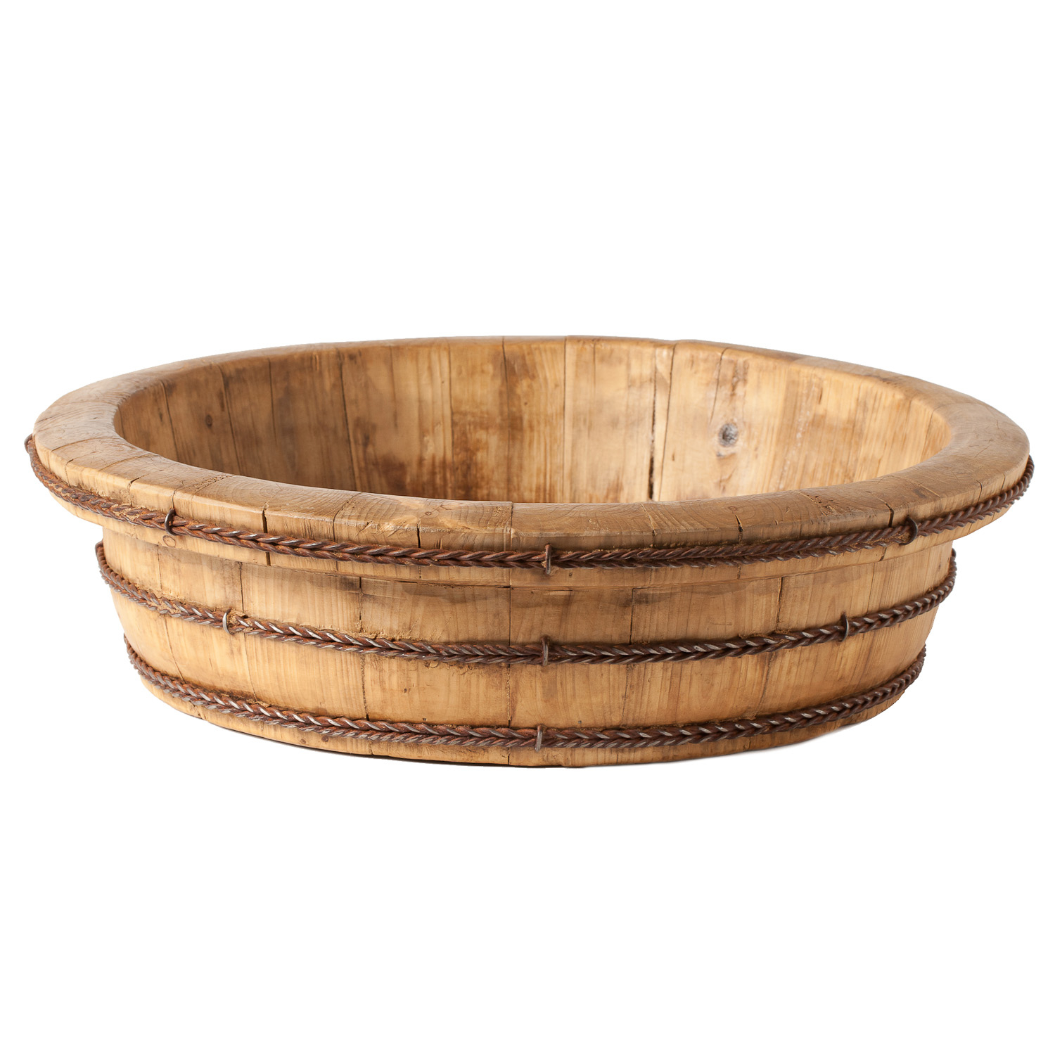 Rustic Wooden Bowl | Gump's