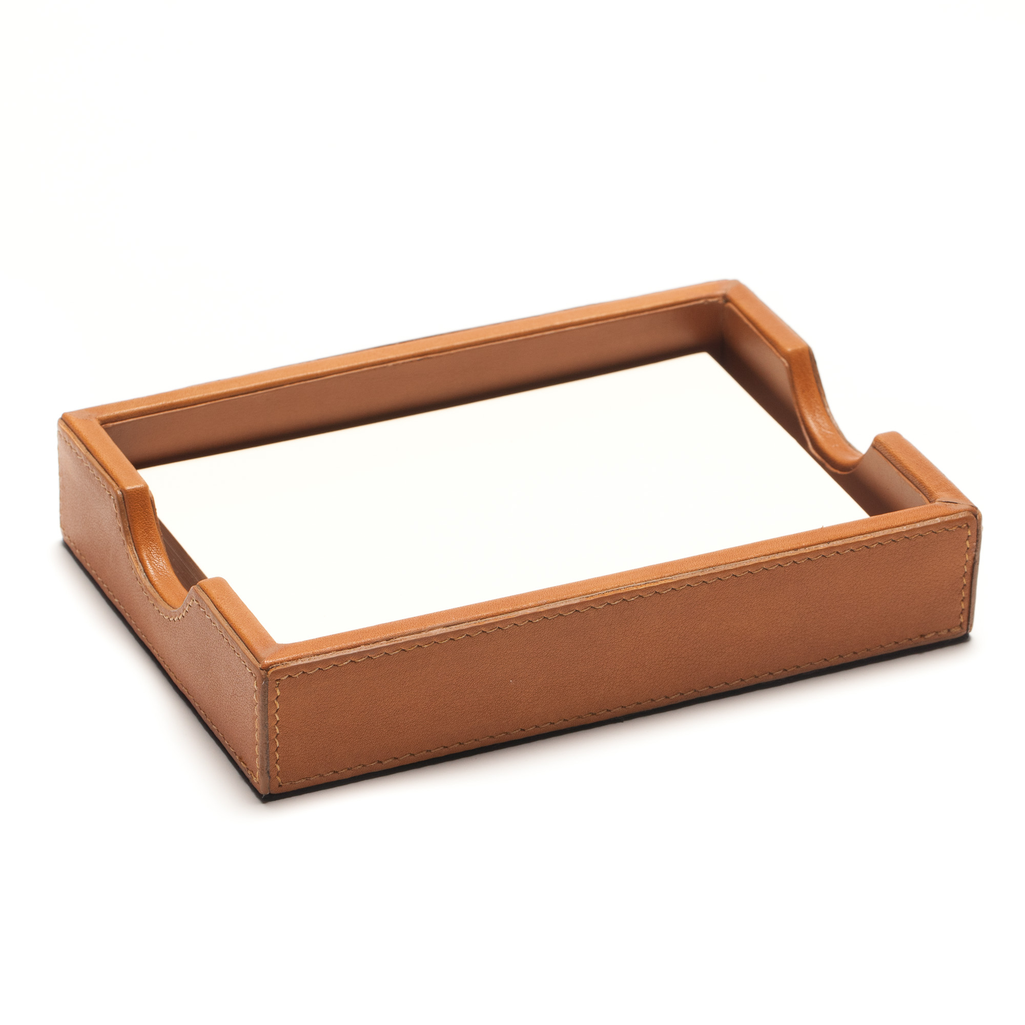 Graphic Image Leather Paper Tray Gump's