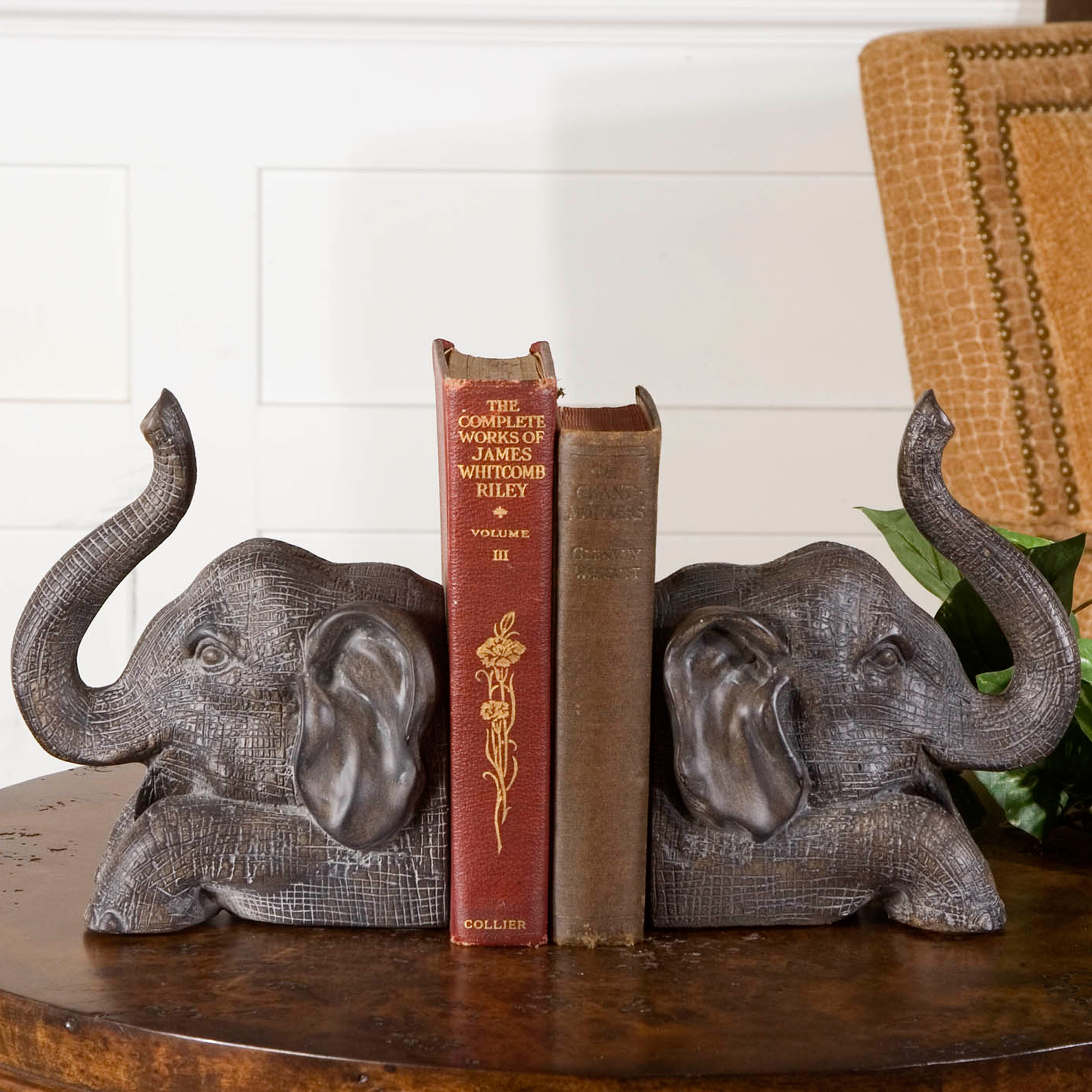 Elephant Bookends Gump's