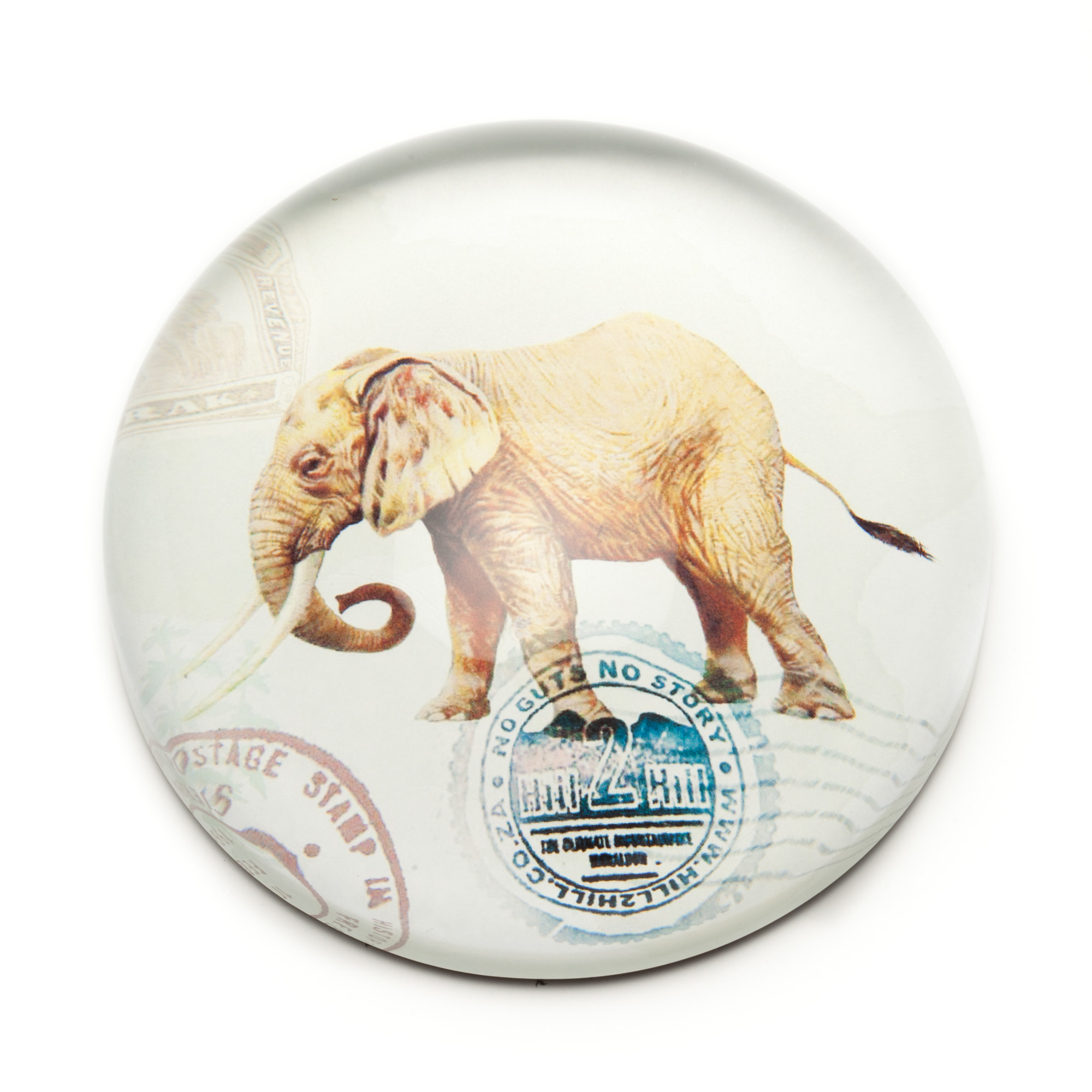 Crystal Elephant Paperweight Gump's