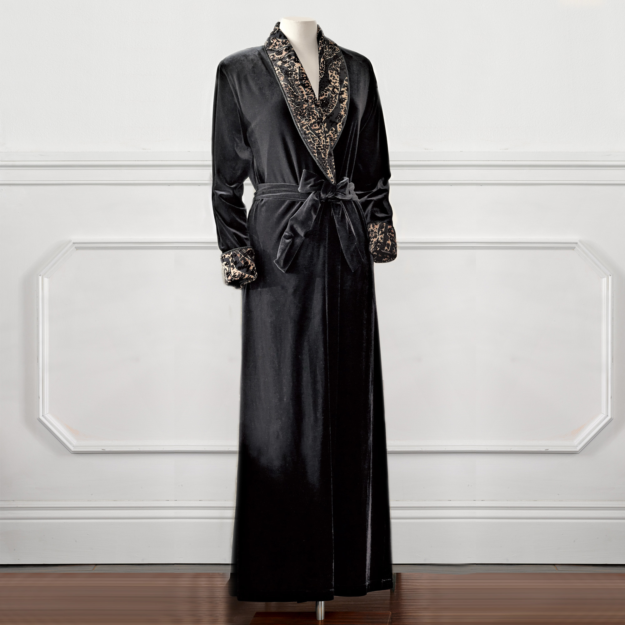 Luxurious Full Length Velvet Robe Gump's