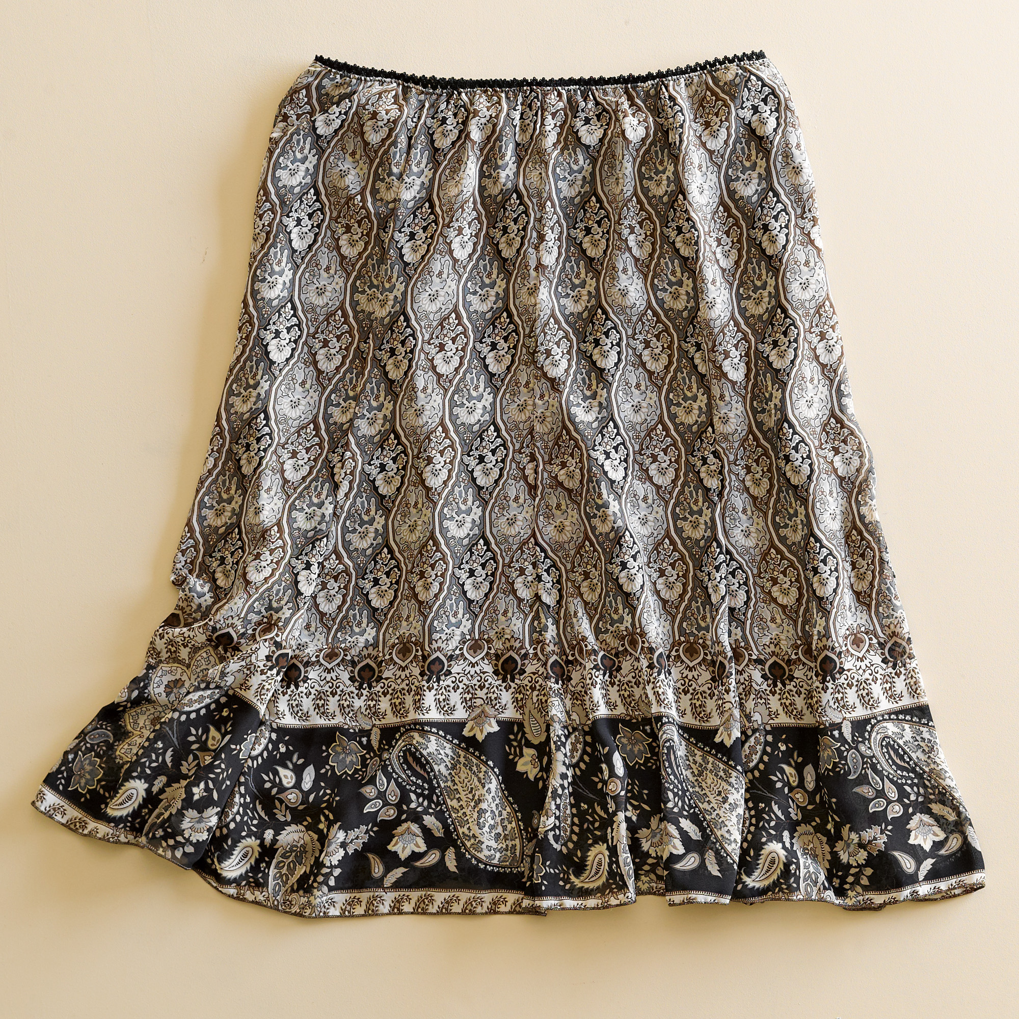 Paisley Border Skirt Gump's