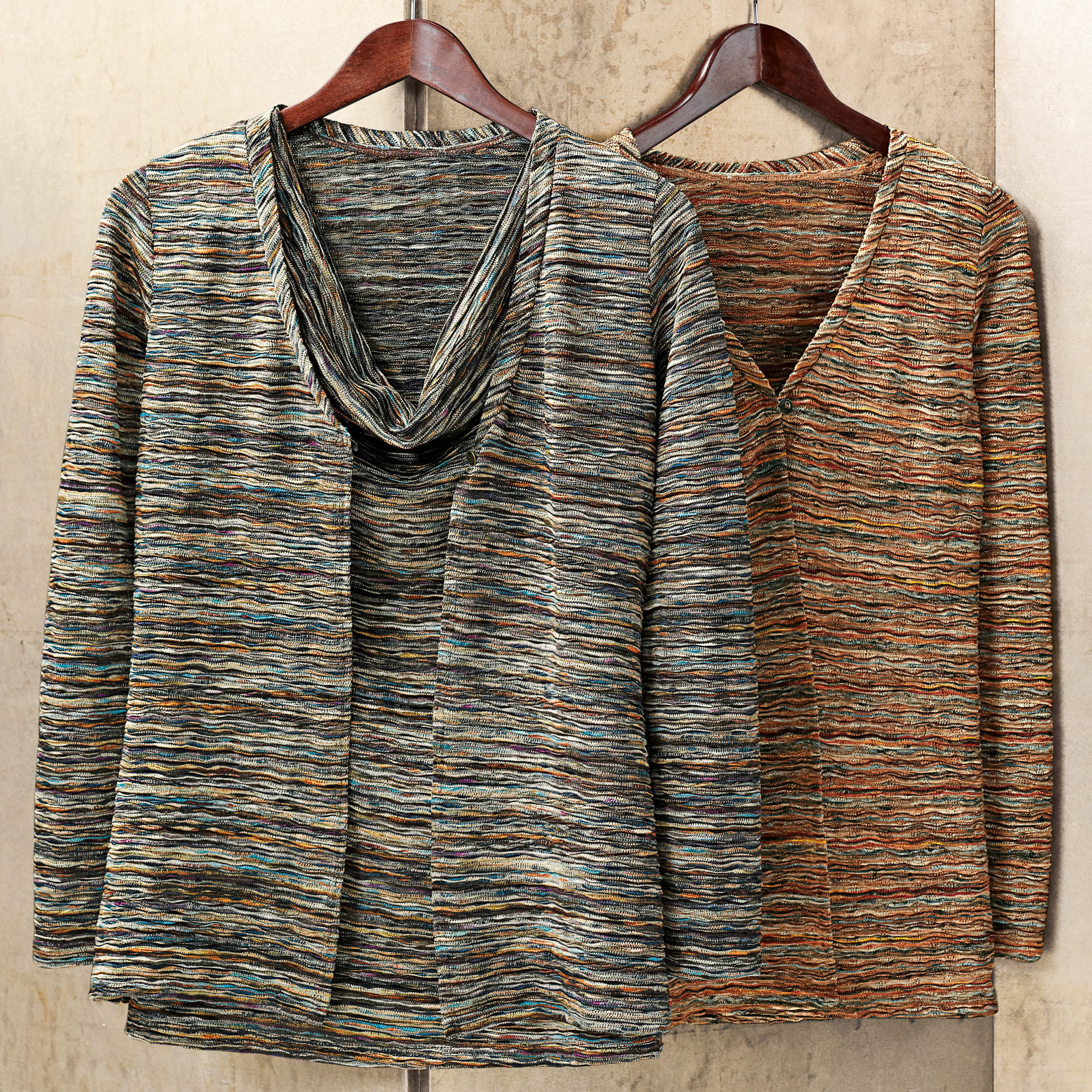 Metallic Cardigan & Shell Gump's