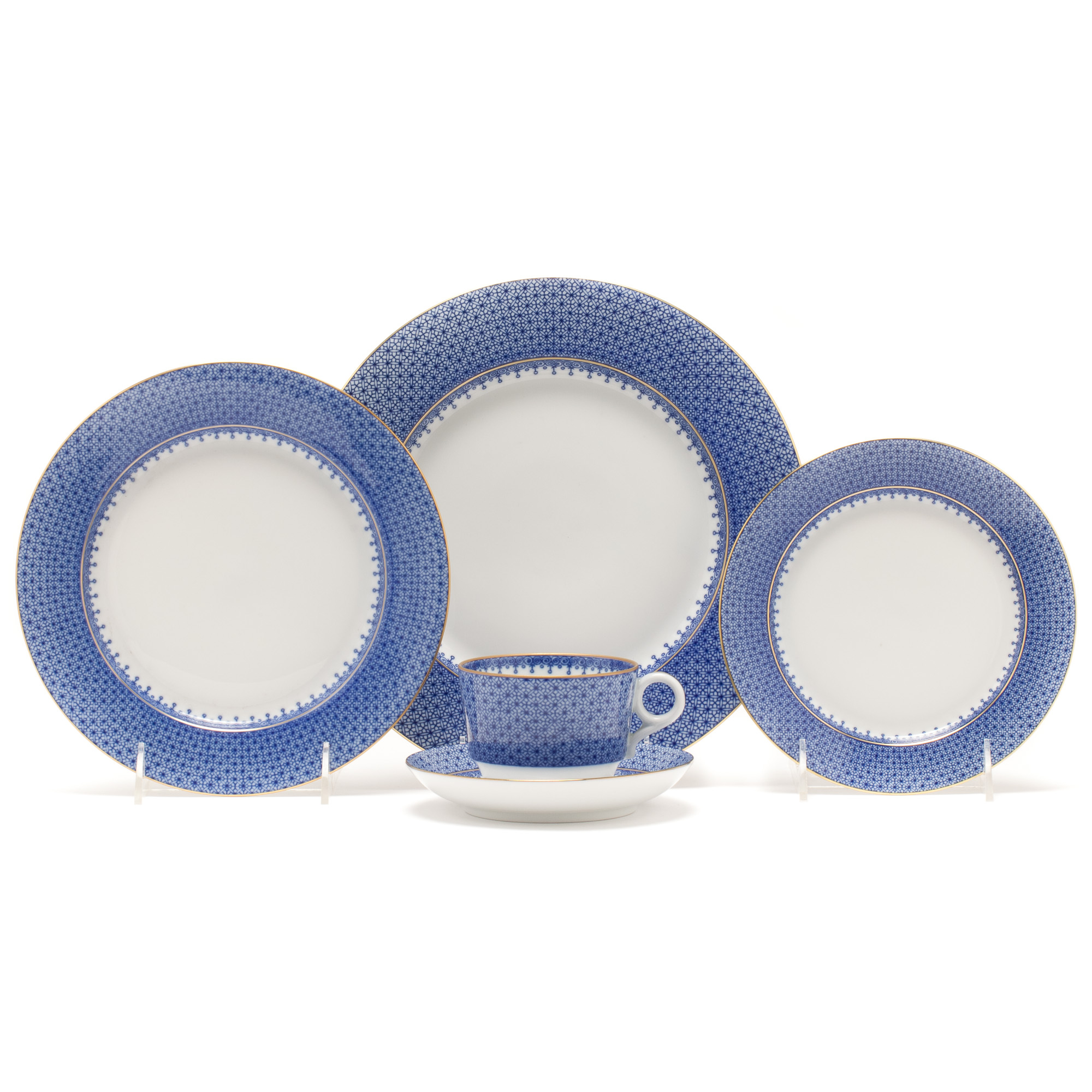 Mottahedeh Blue Lace Dinnerware Gump's