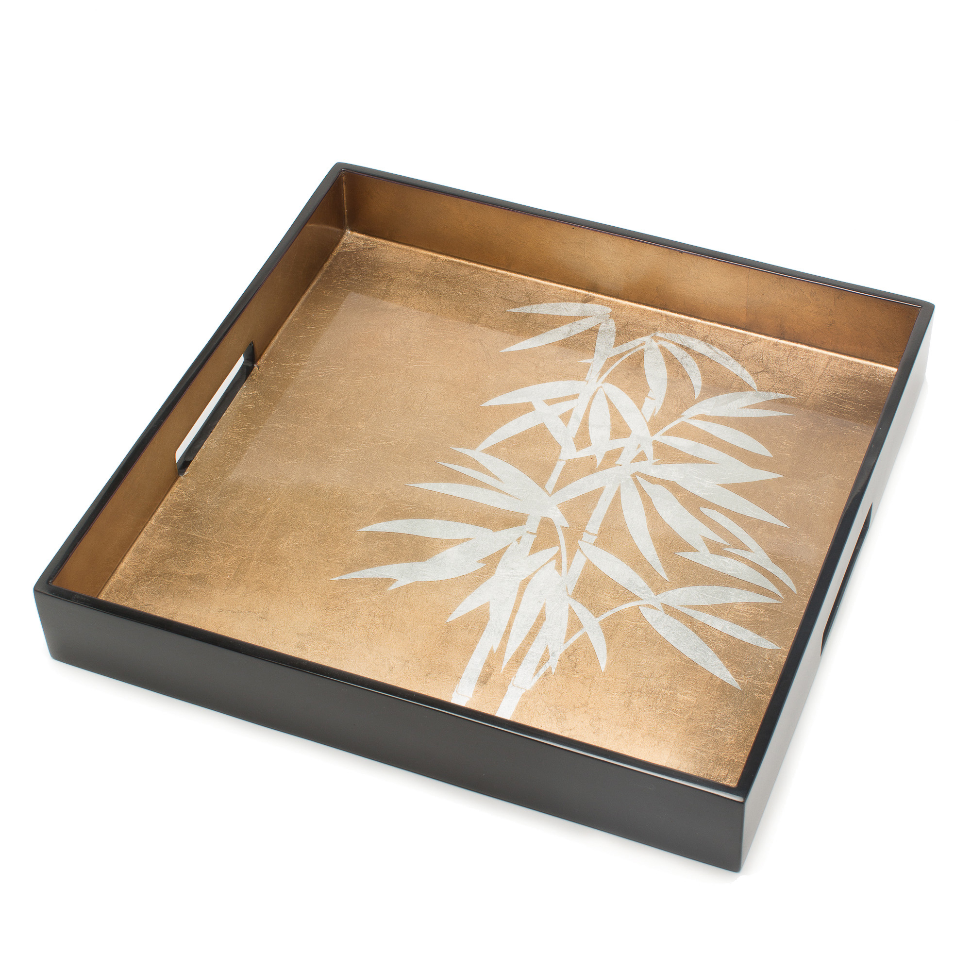 Bamboo Grove Square Lacquer Tray Gump's