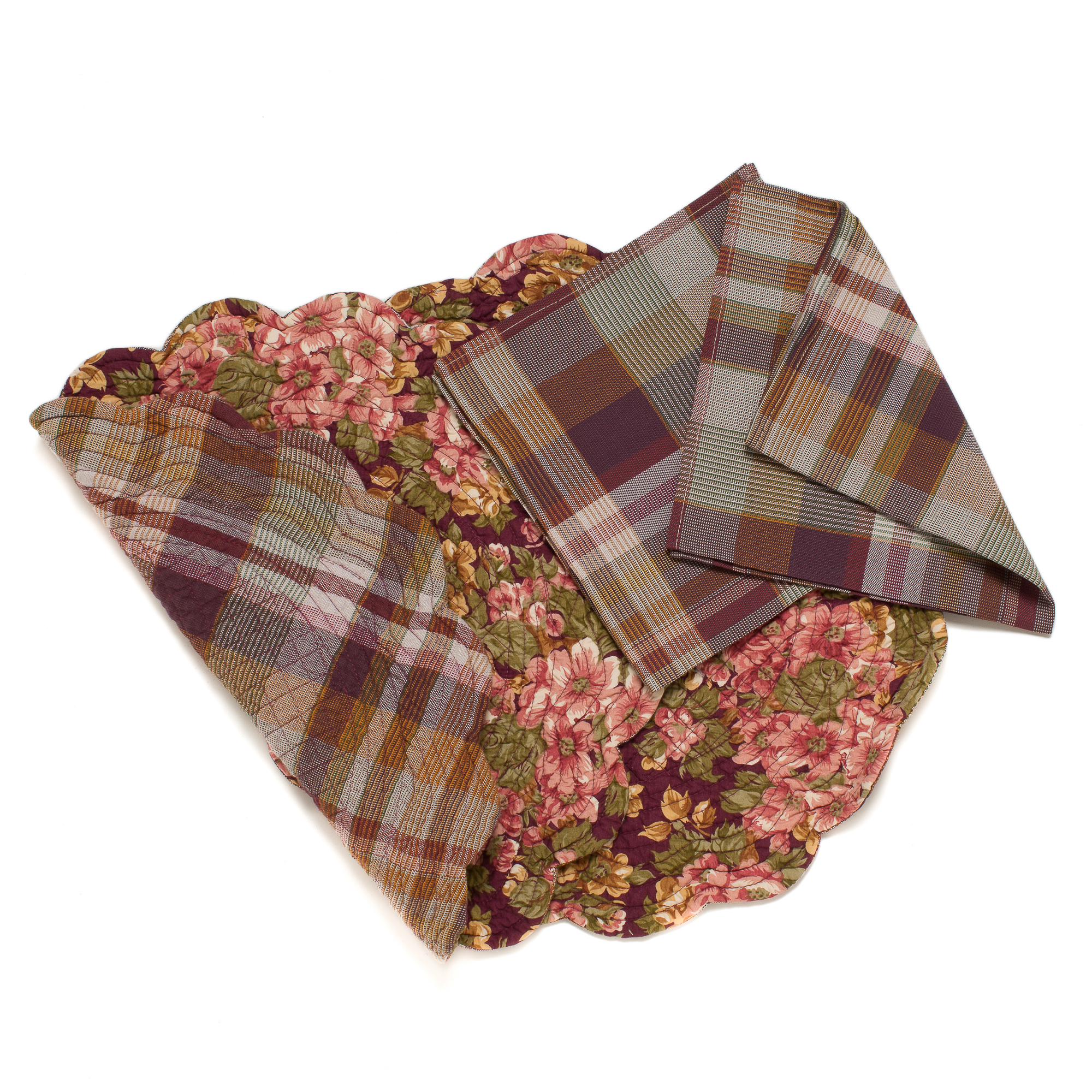 Anna Plum Quilted Table Linens Gump's