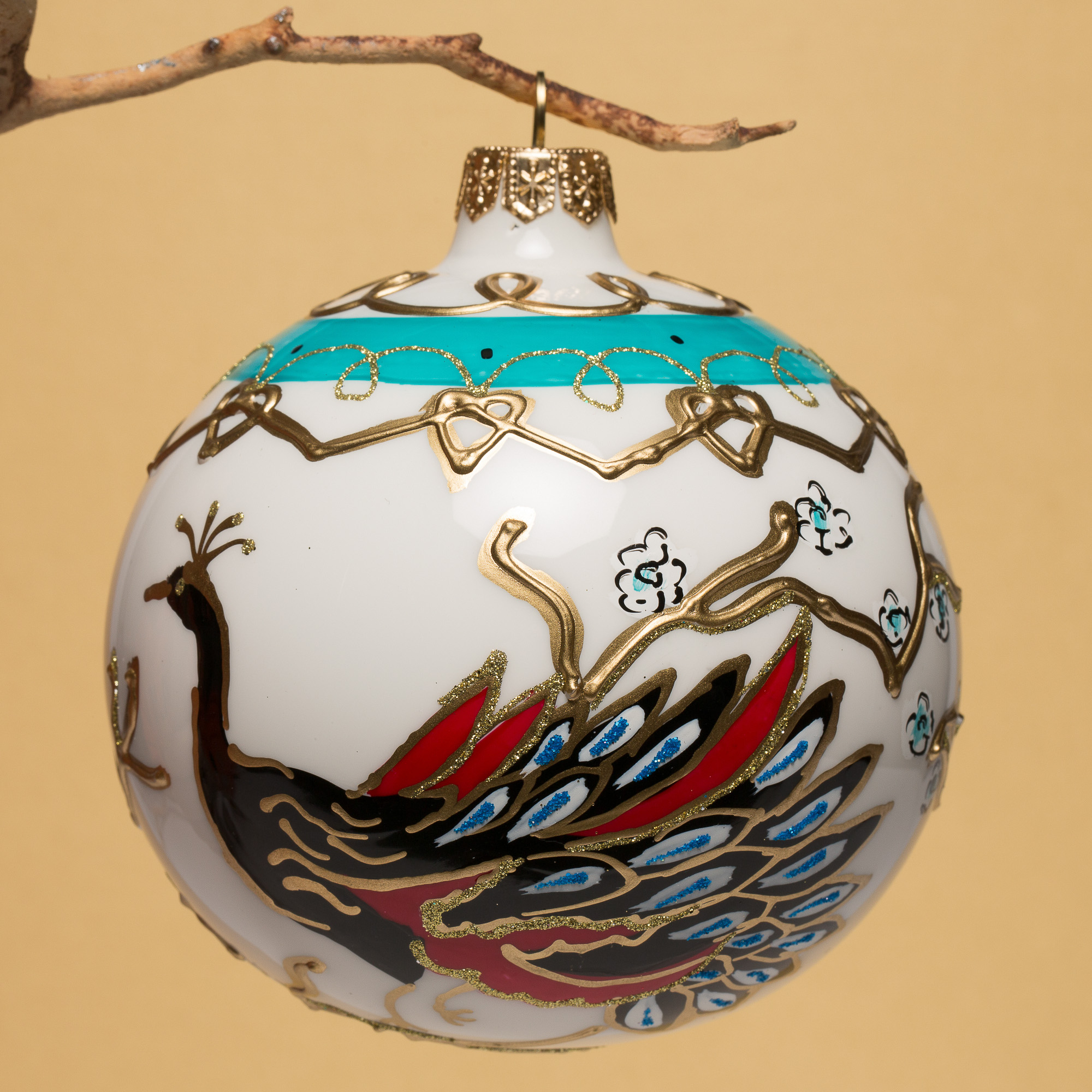 Asian Peacock Ornament Gump's