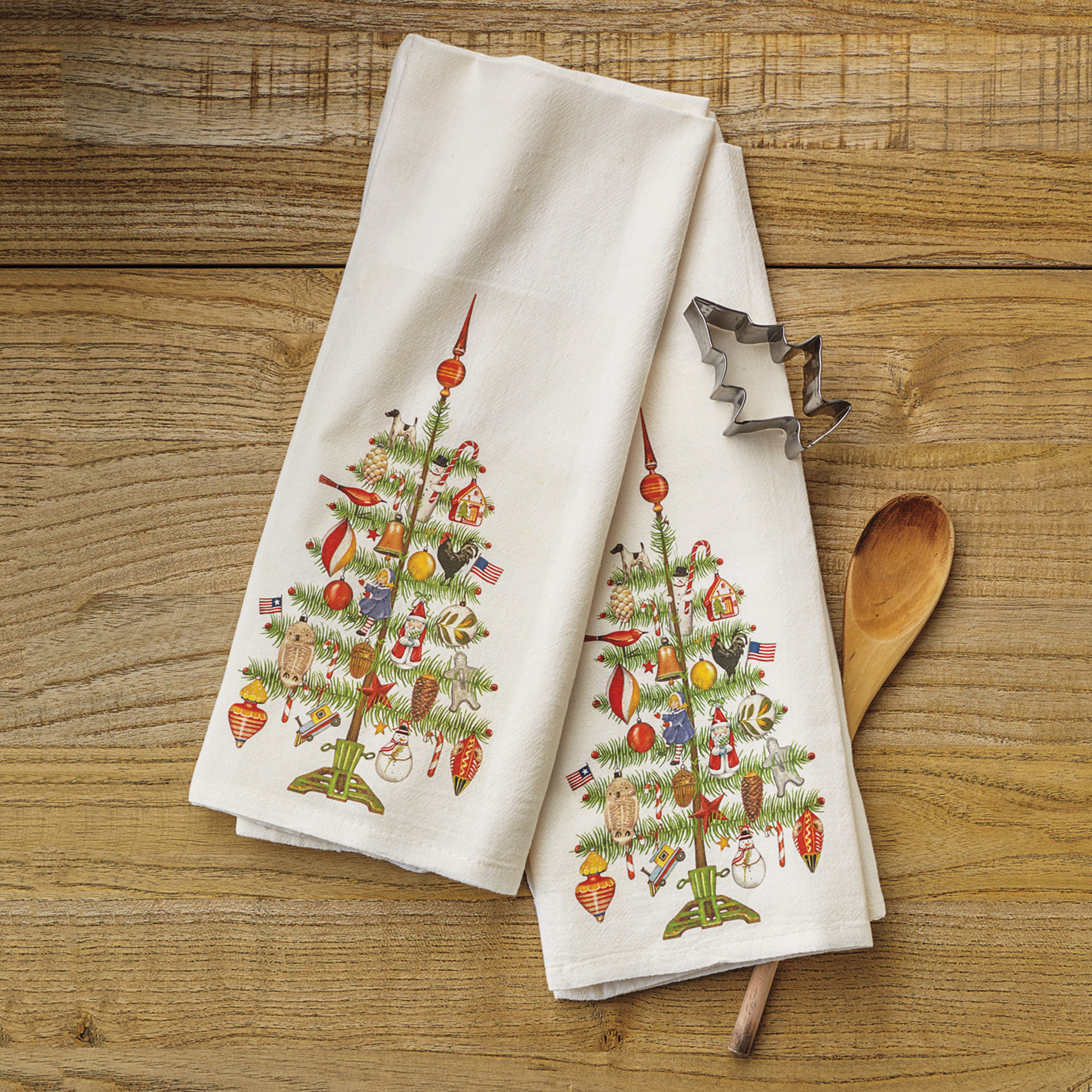 Holiday Flour Sack Towels, Set Of 2 Gump's