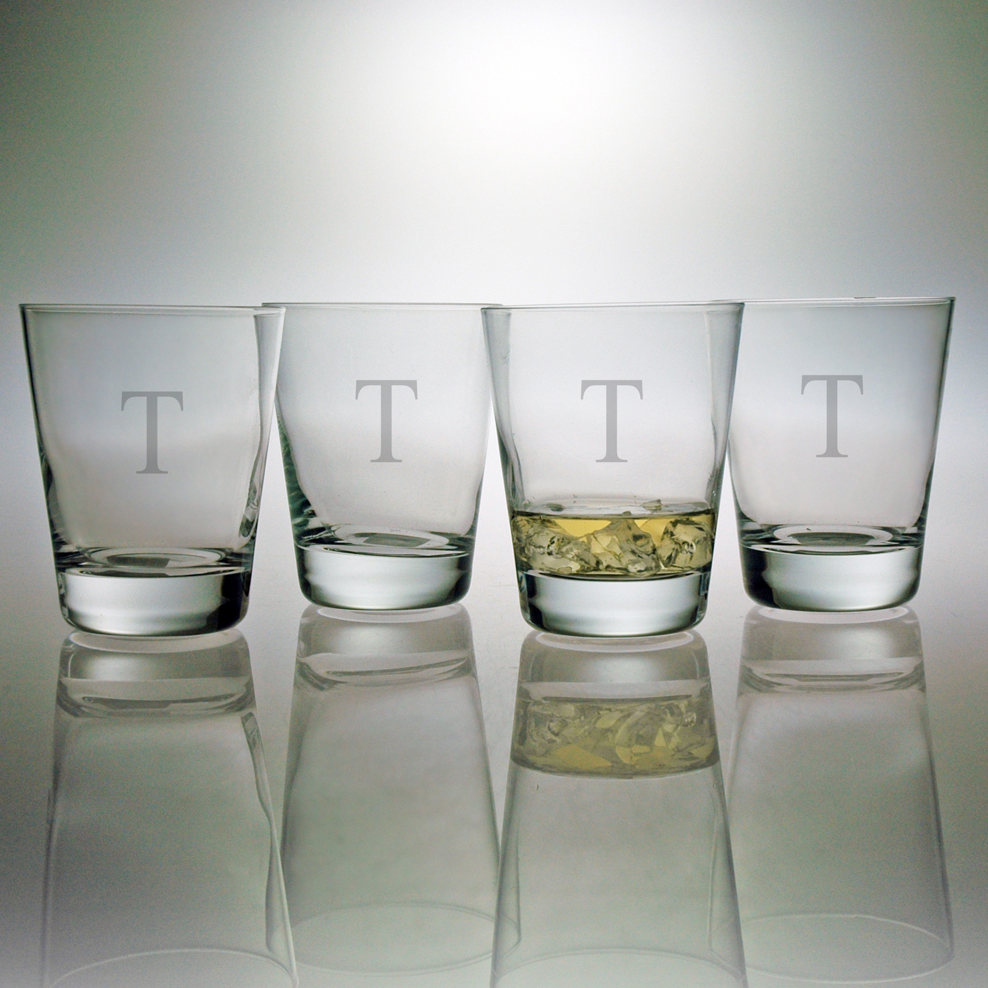 Personalized Double Old Fashioned Glasses, Set of 4 Gump's