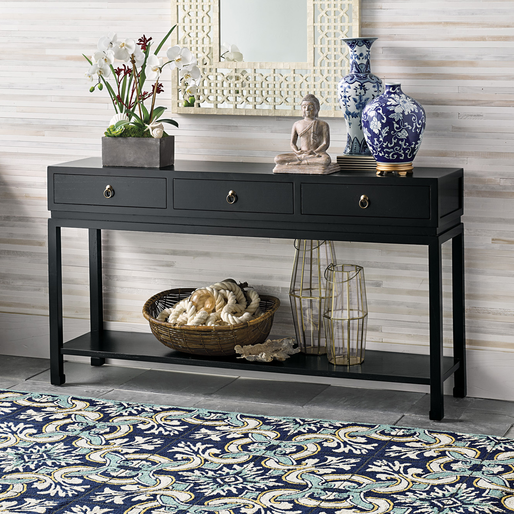 Livingston Console Table, Black Gump's