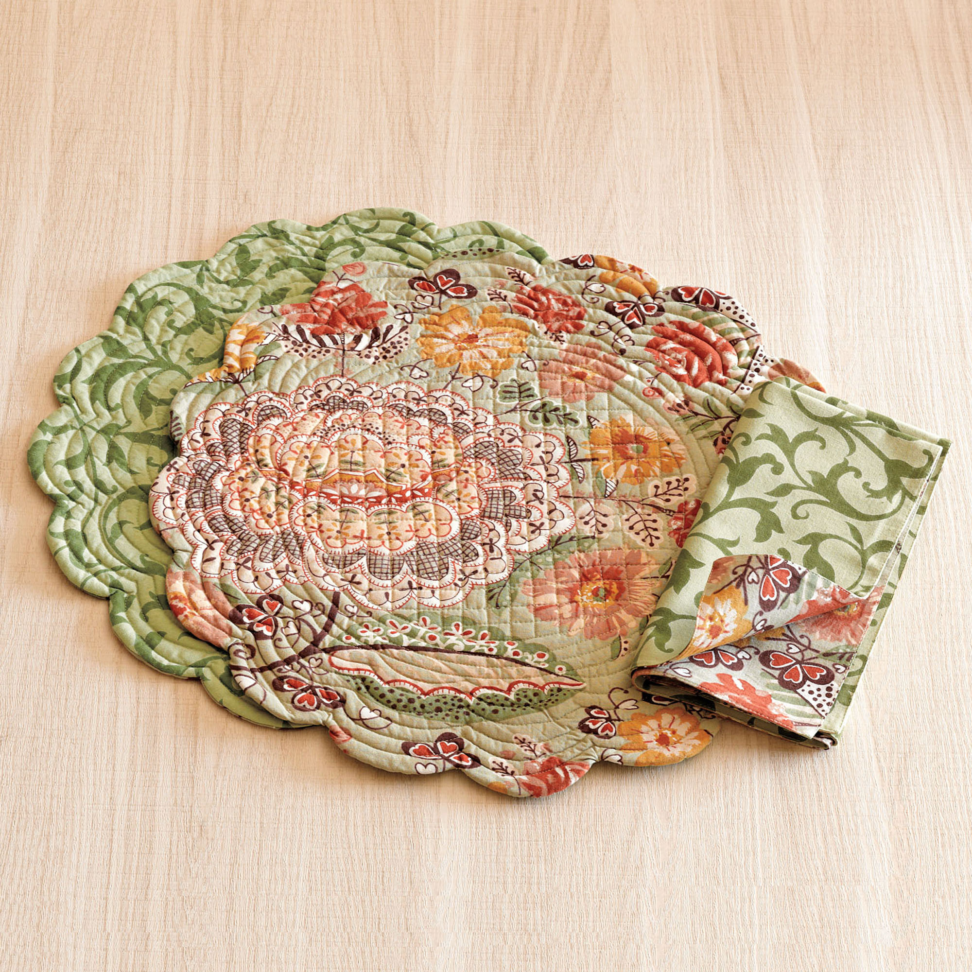 Sydney Quilted Table Linens Gump's