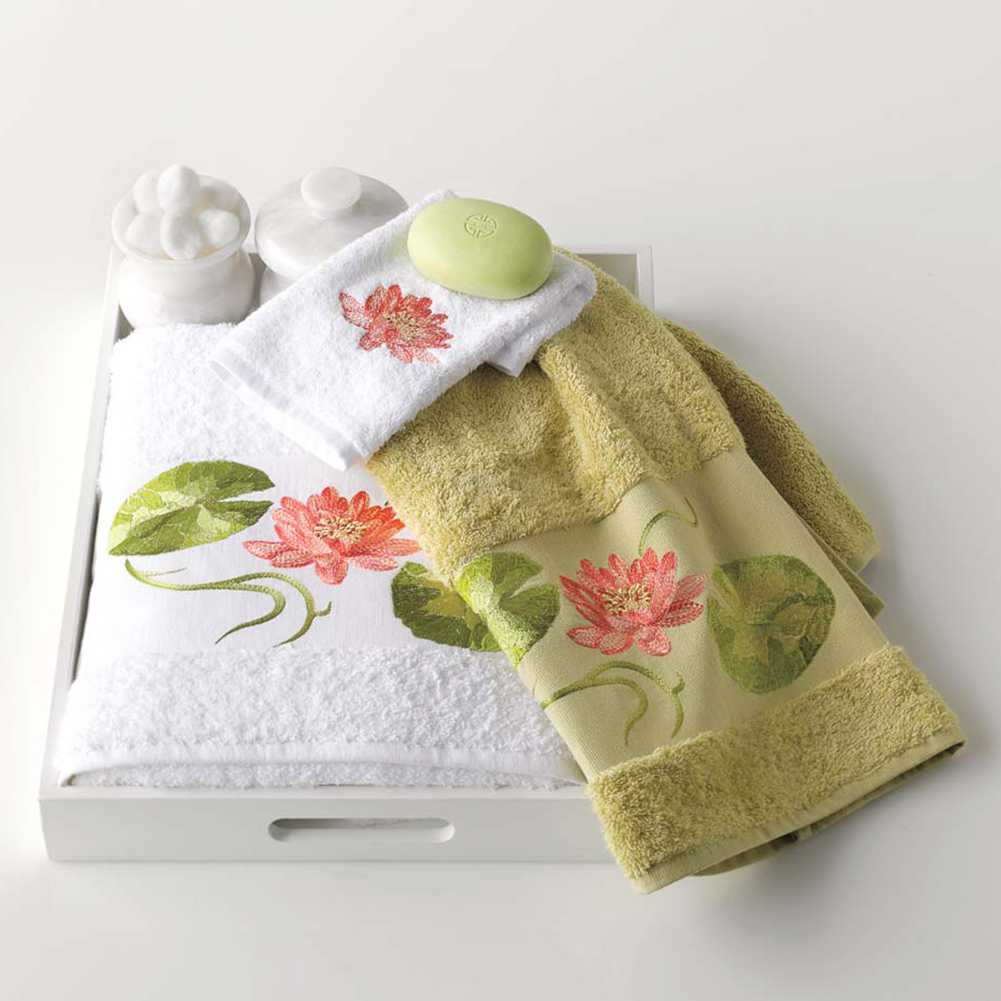 Water Lily Towels Gump's