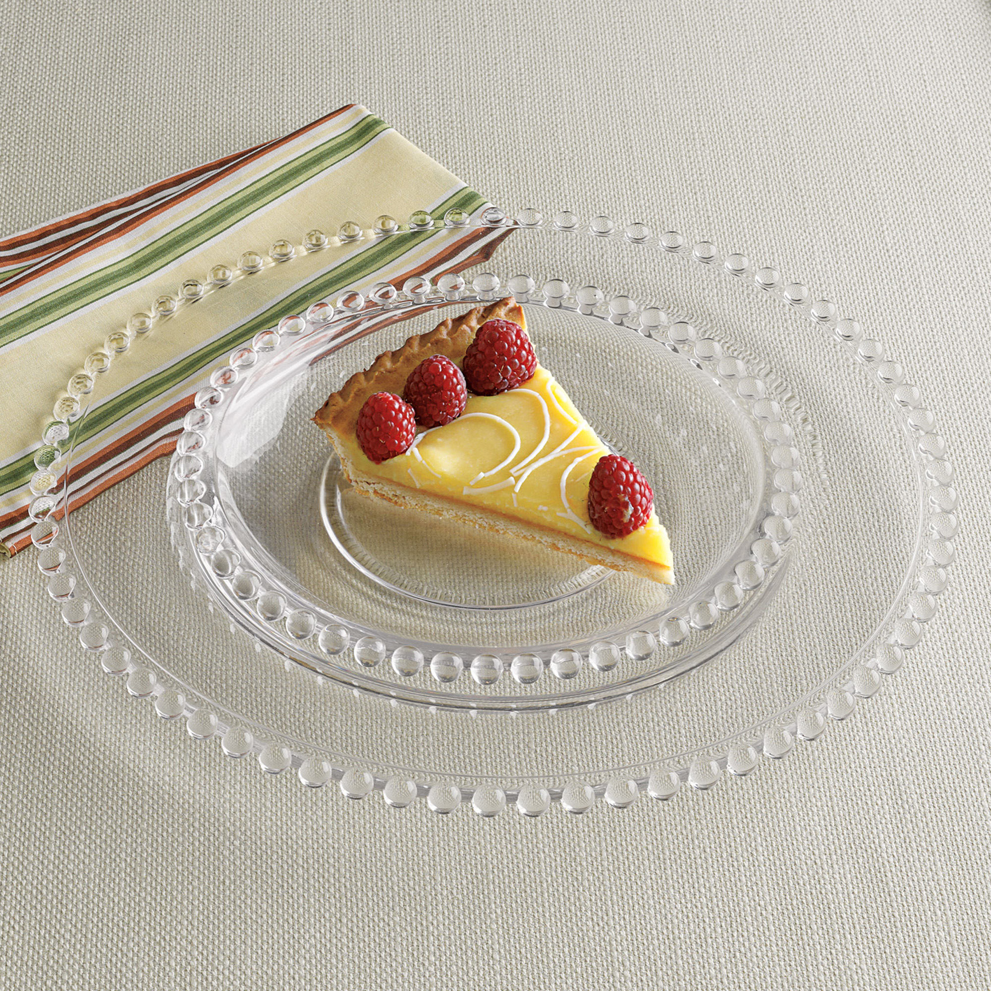 Pearl Glass Plates Gump's