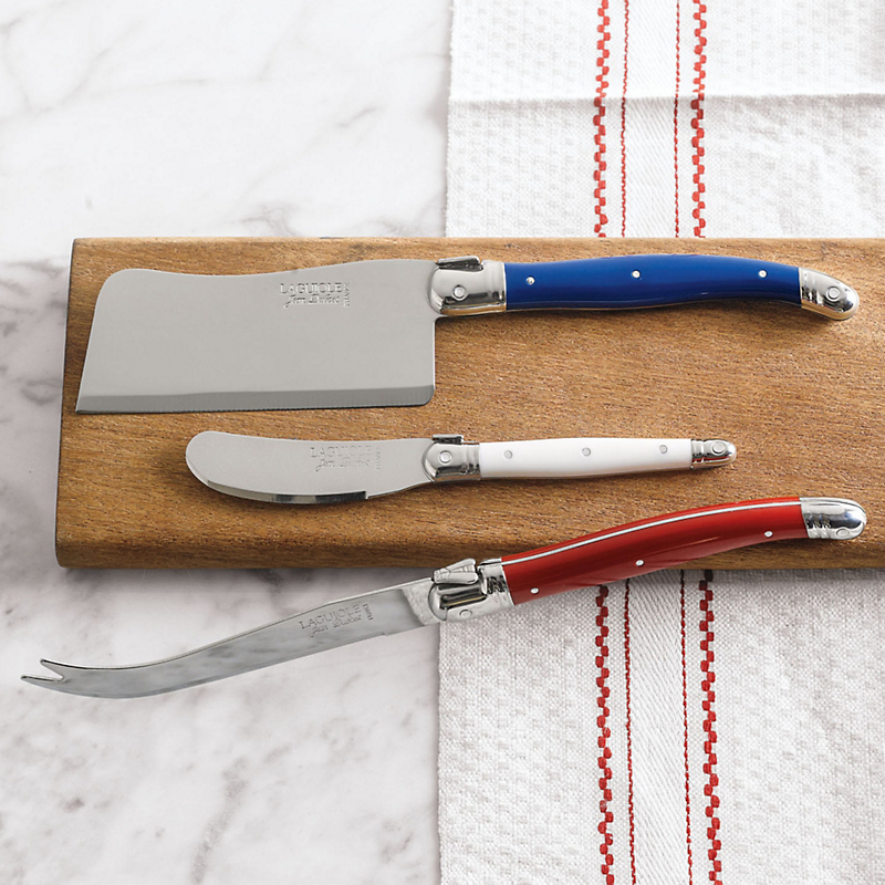Laguiole Tricolored Cheese Set Laguiole Tricolored Cheese Set