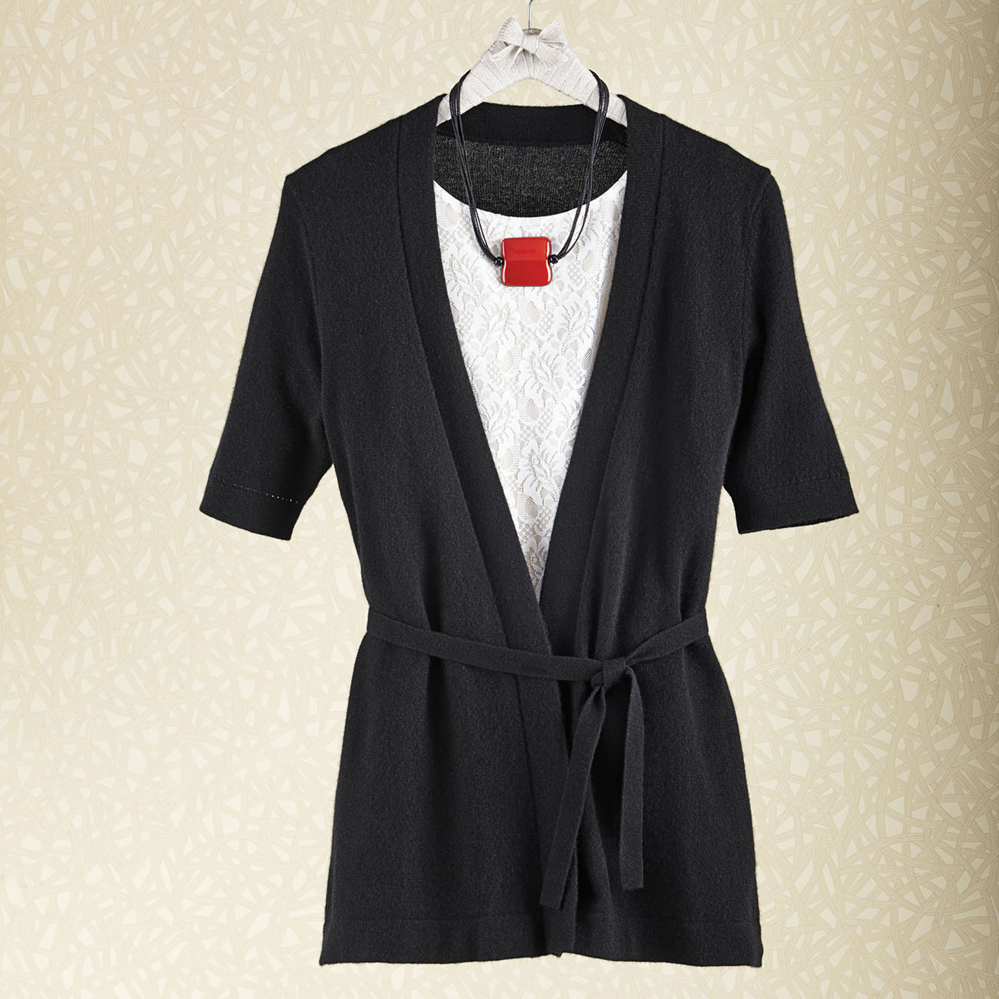 Belted Cashmere Cardigan Gump's