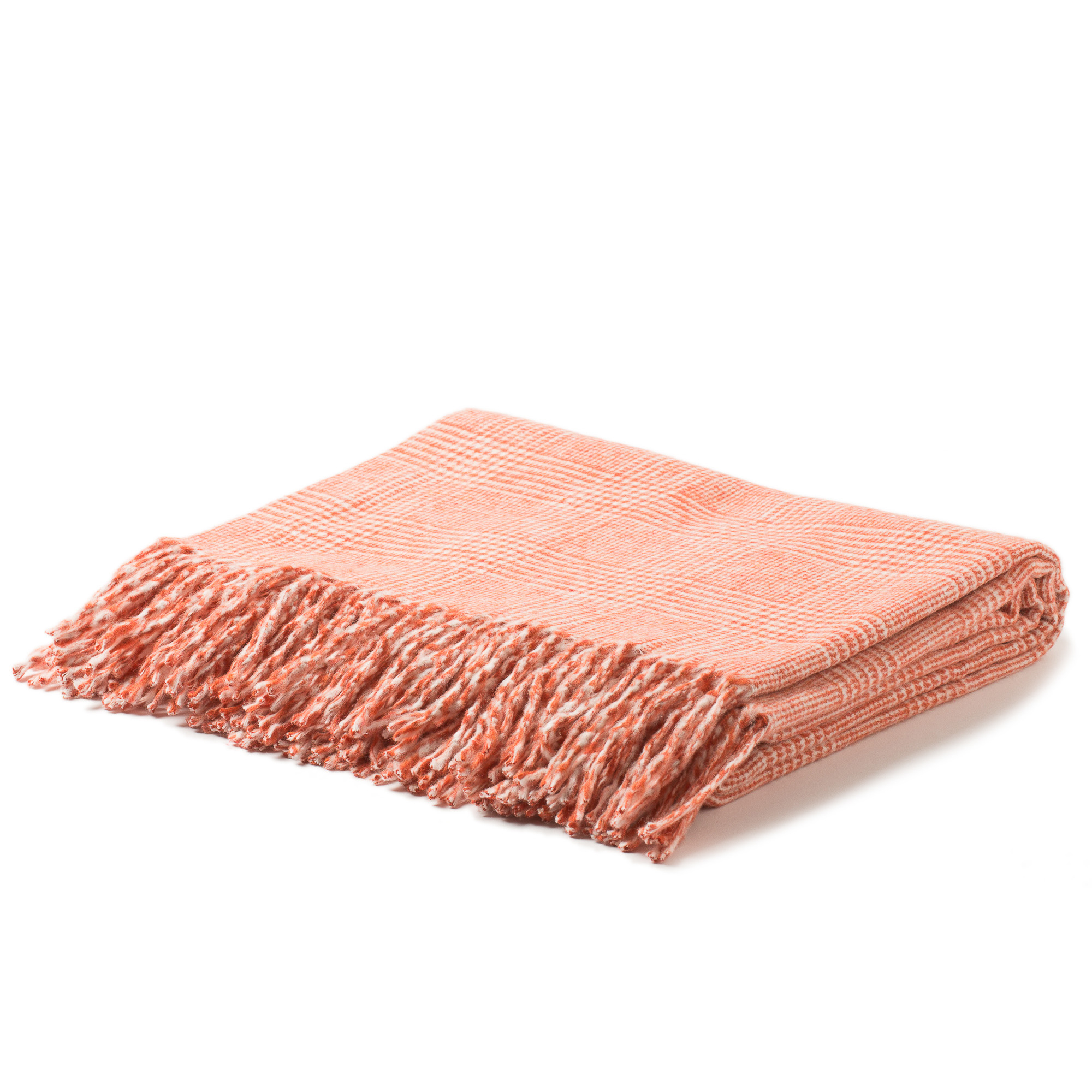 Windsor Plaid Throw, Orange Gump's