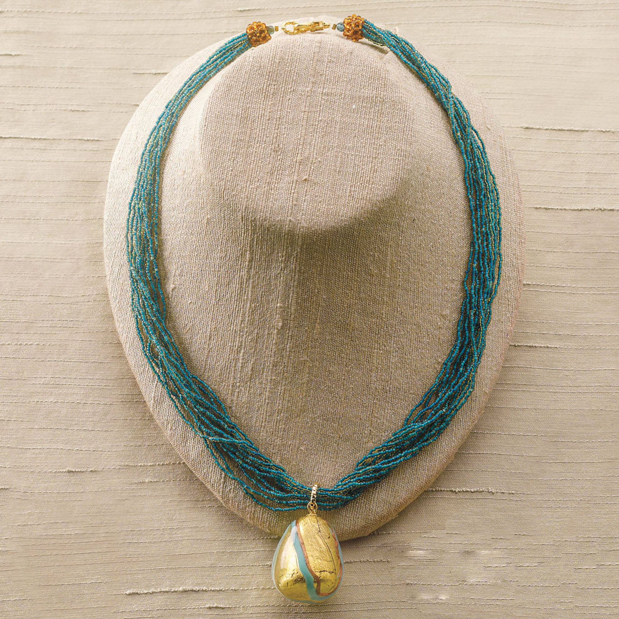 Murano Teardrop Pendant Necklace Gump's