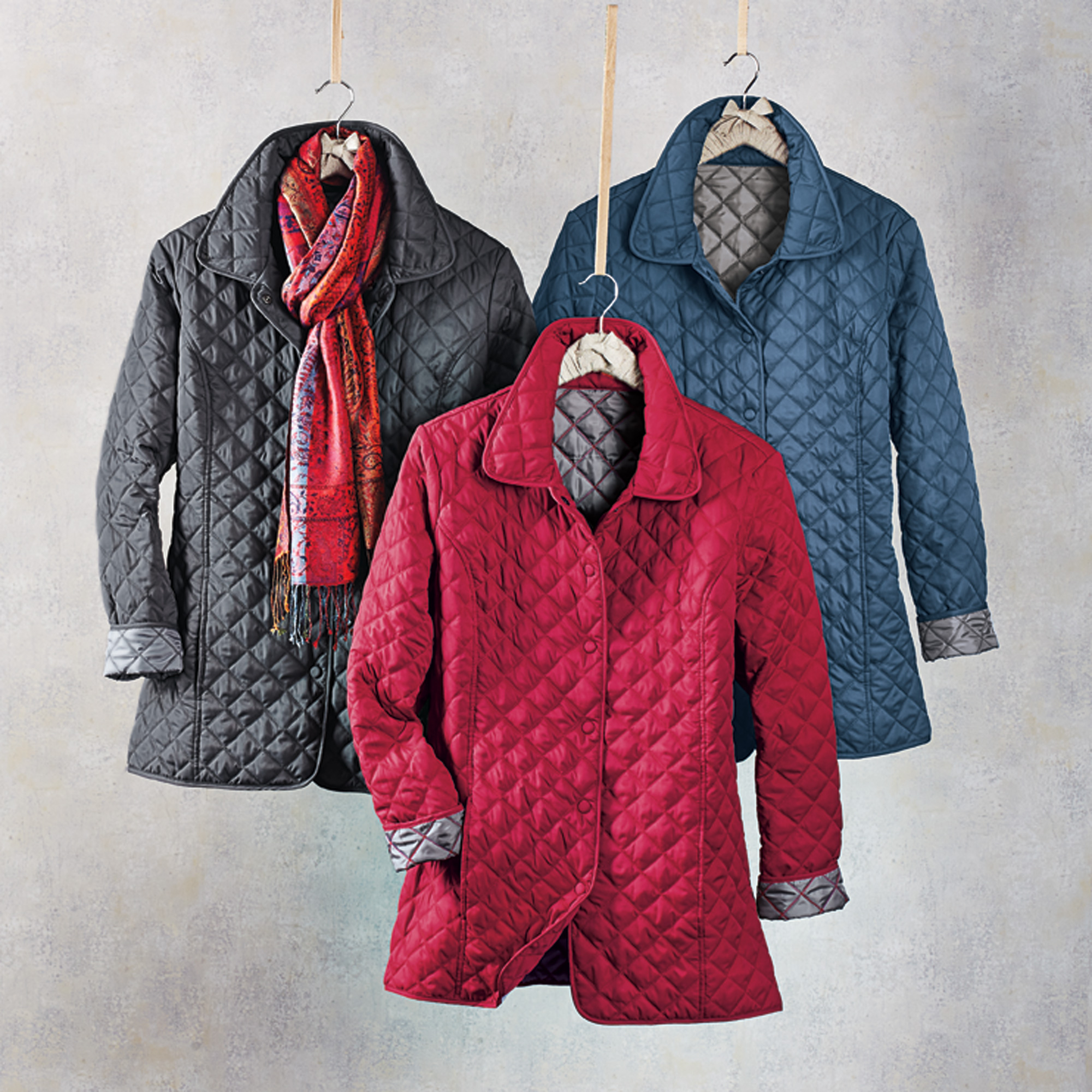 Silver Linings Quilted Coat Gump's