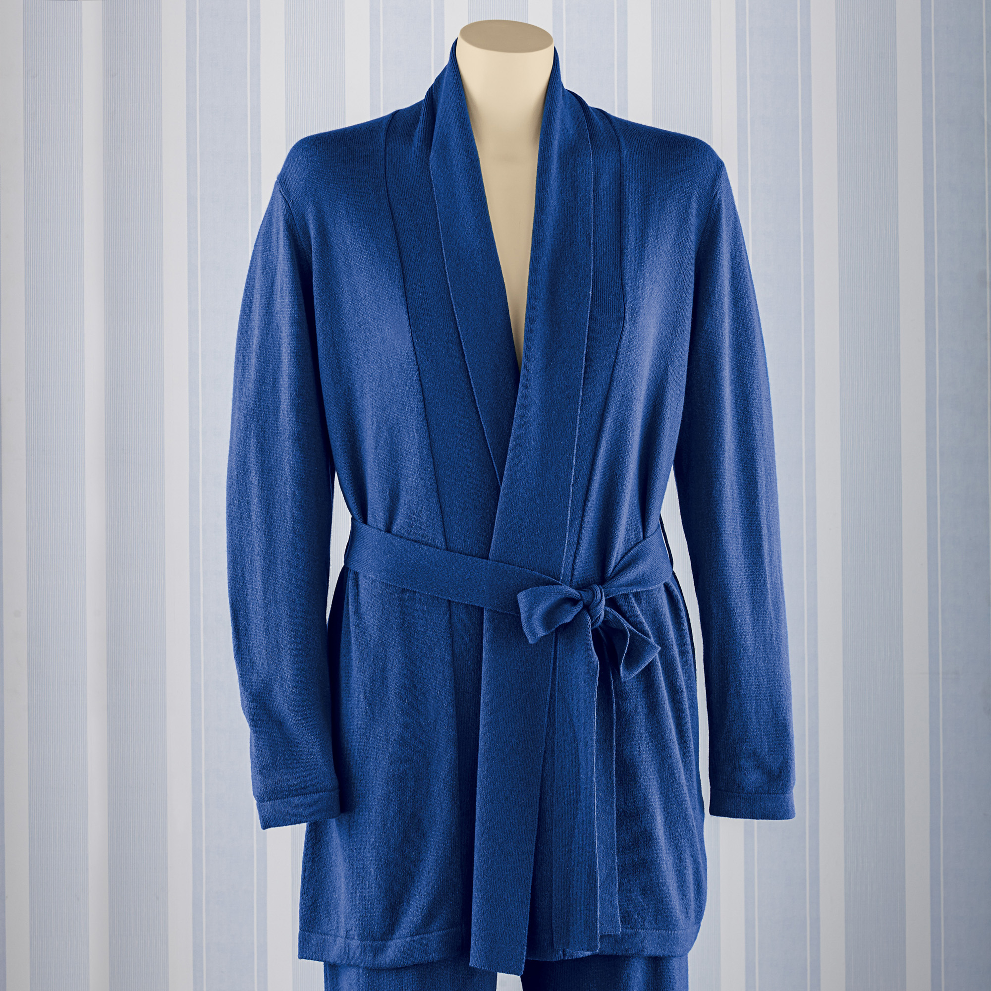 cashmere and silk robe