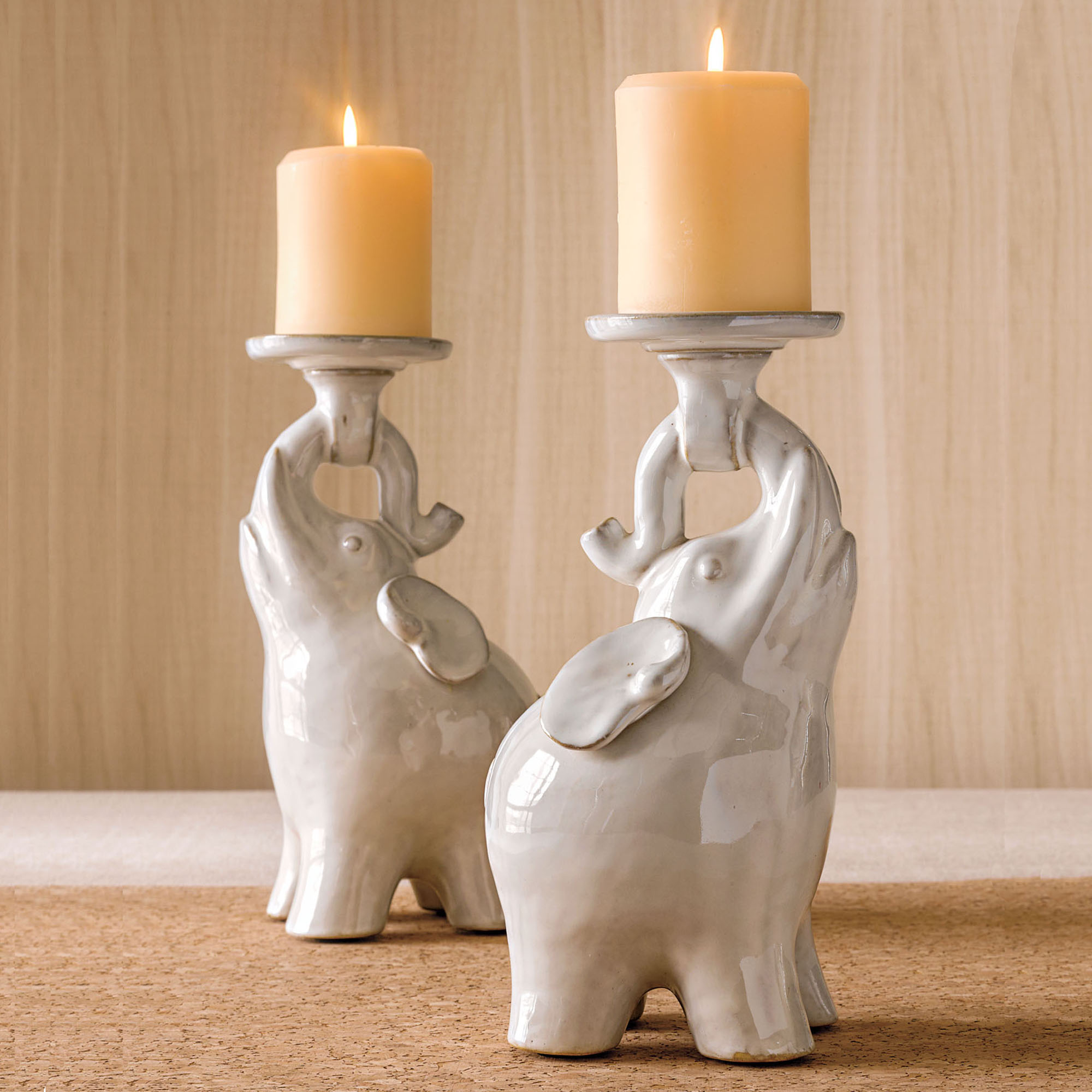 Elephant Candleholder Gump's