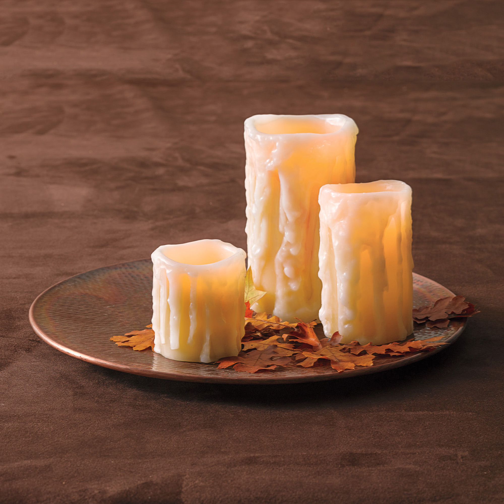 Heavy Drip Flameless Candles | Gump's