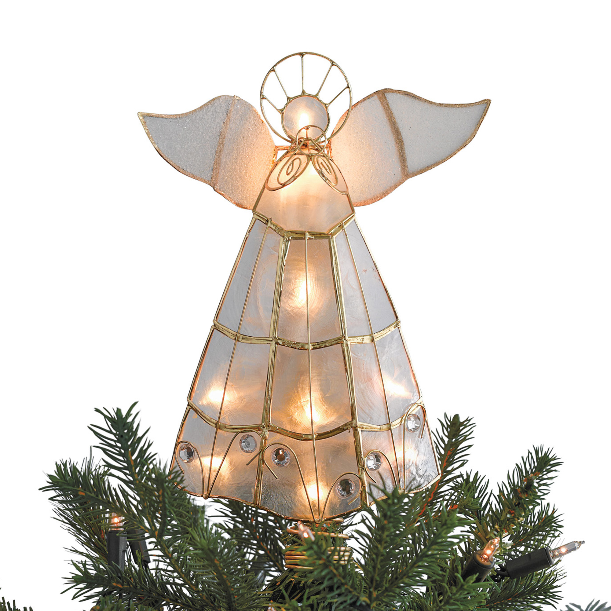 Illuminated Angel Christmas Tree Topper  Gump's