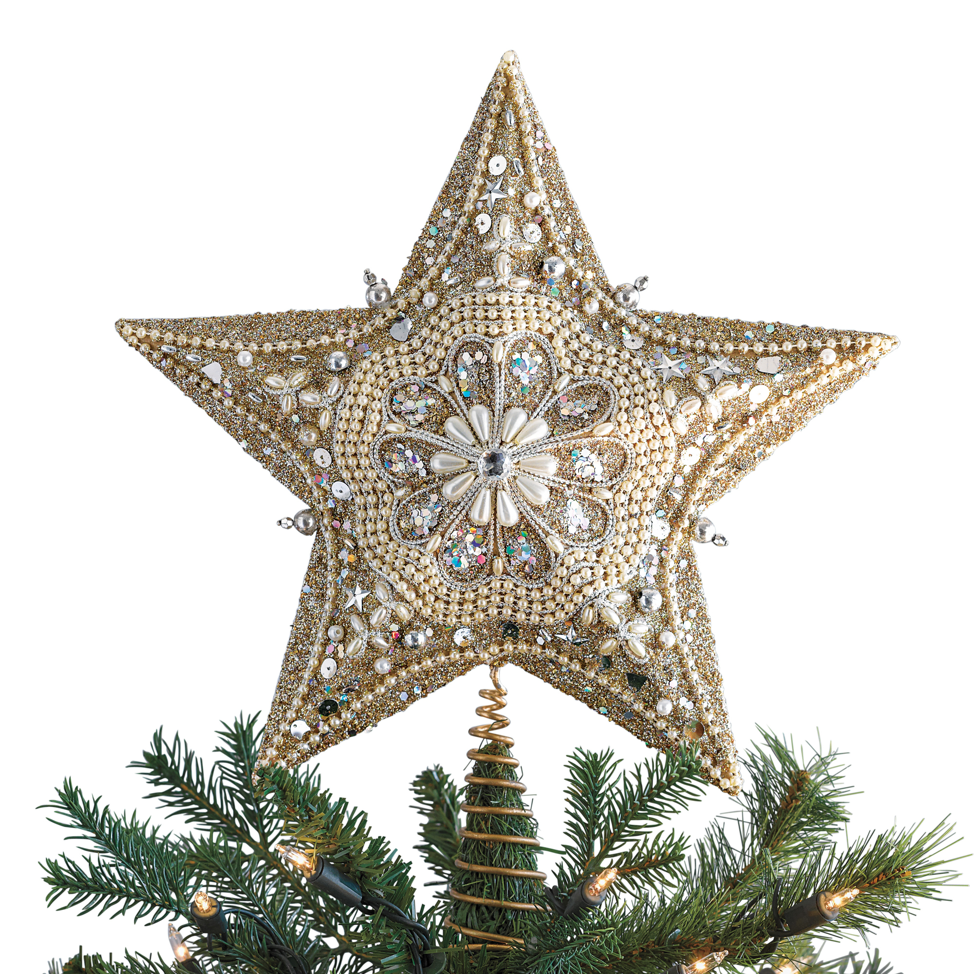 Ornate Star Tree Topper Gump's