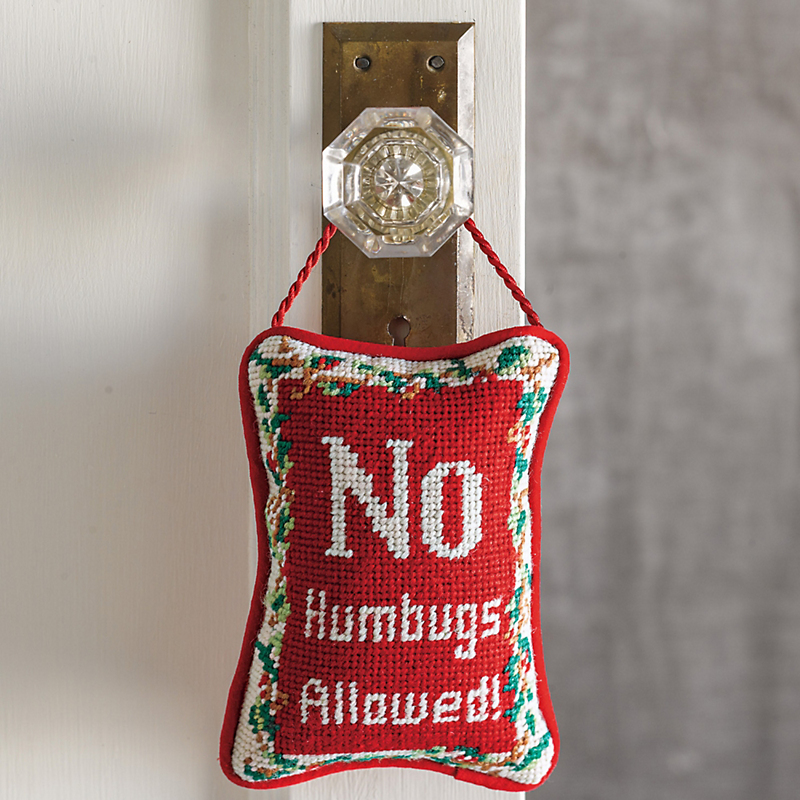 No Humbugs Allowed Door Hanger
