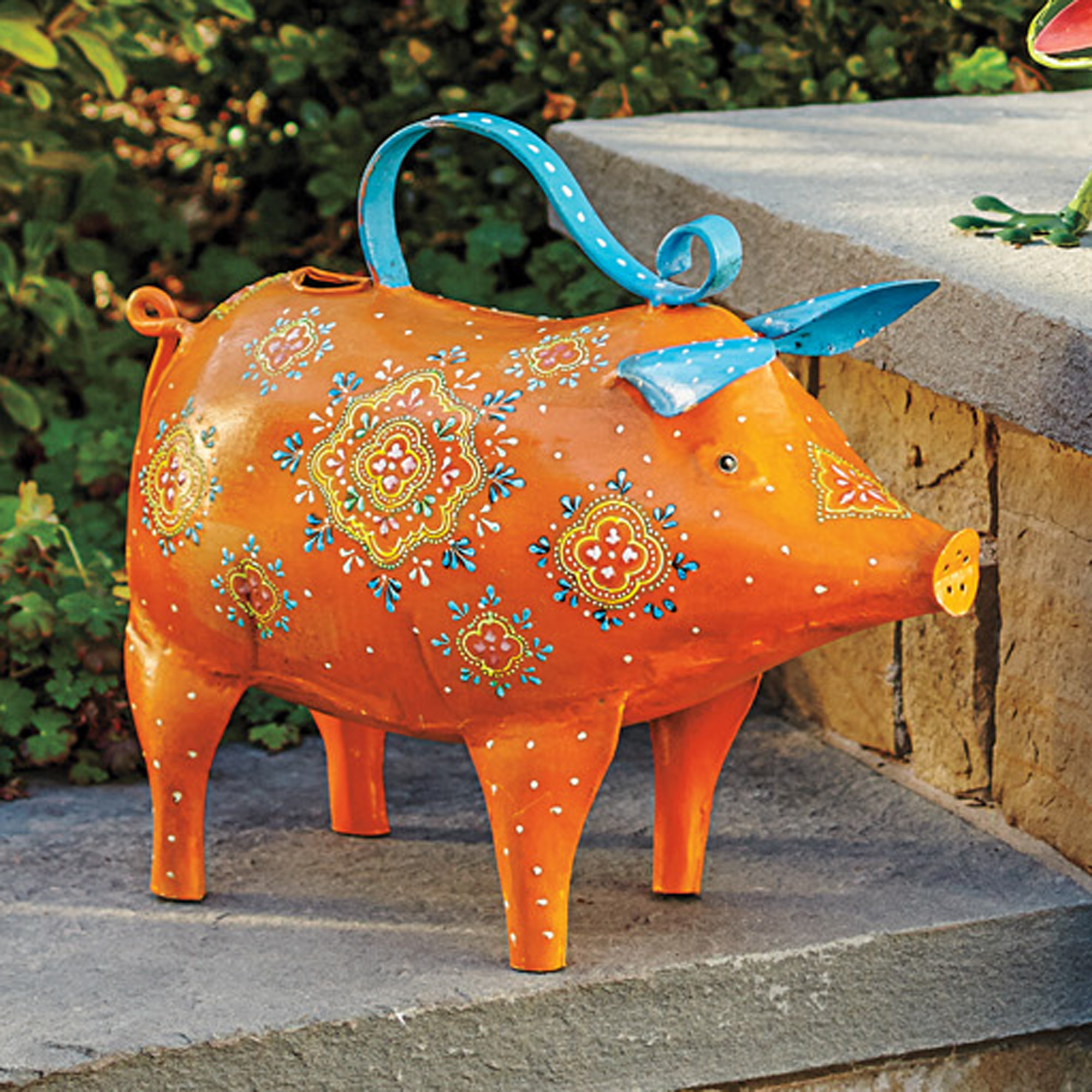 Whimsical Pig Watering Can Gump's