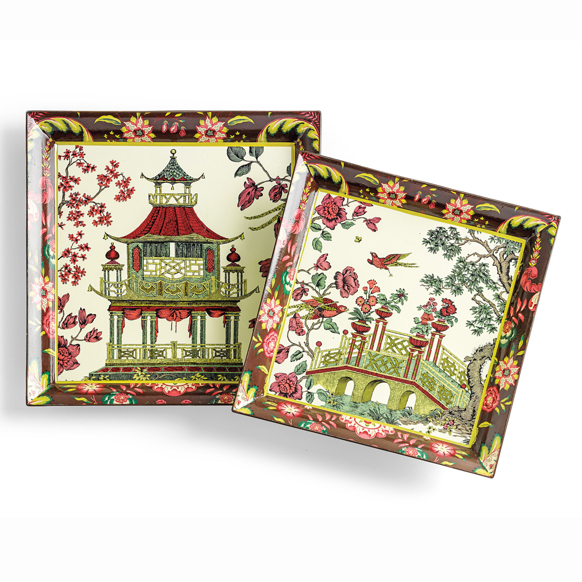 Chinoiserie Tray Set Gump's