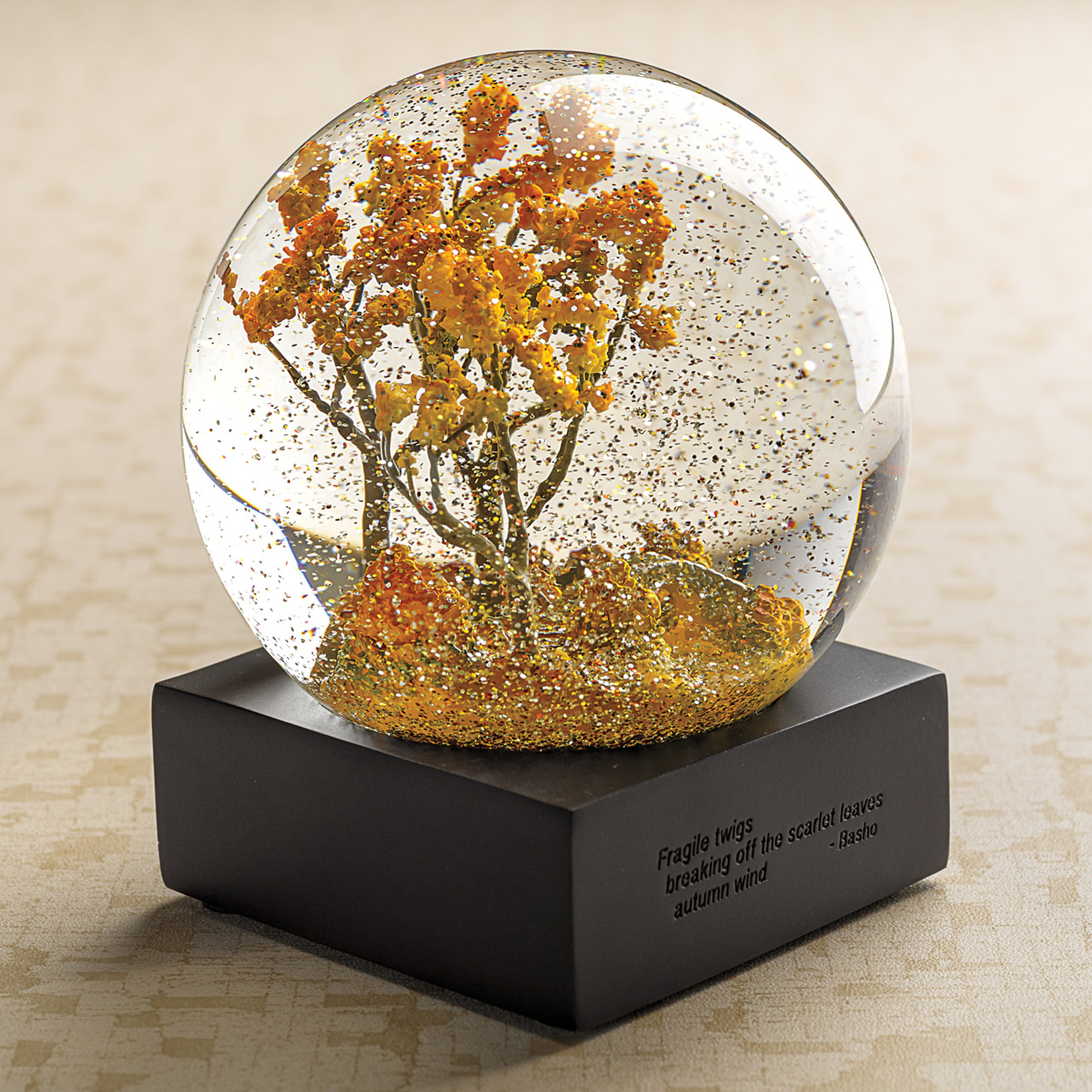 Autumn Trees Water Globe Gump's