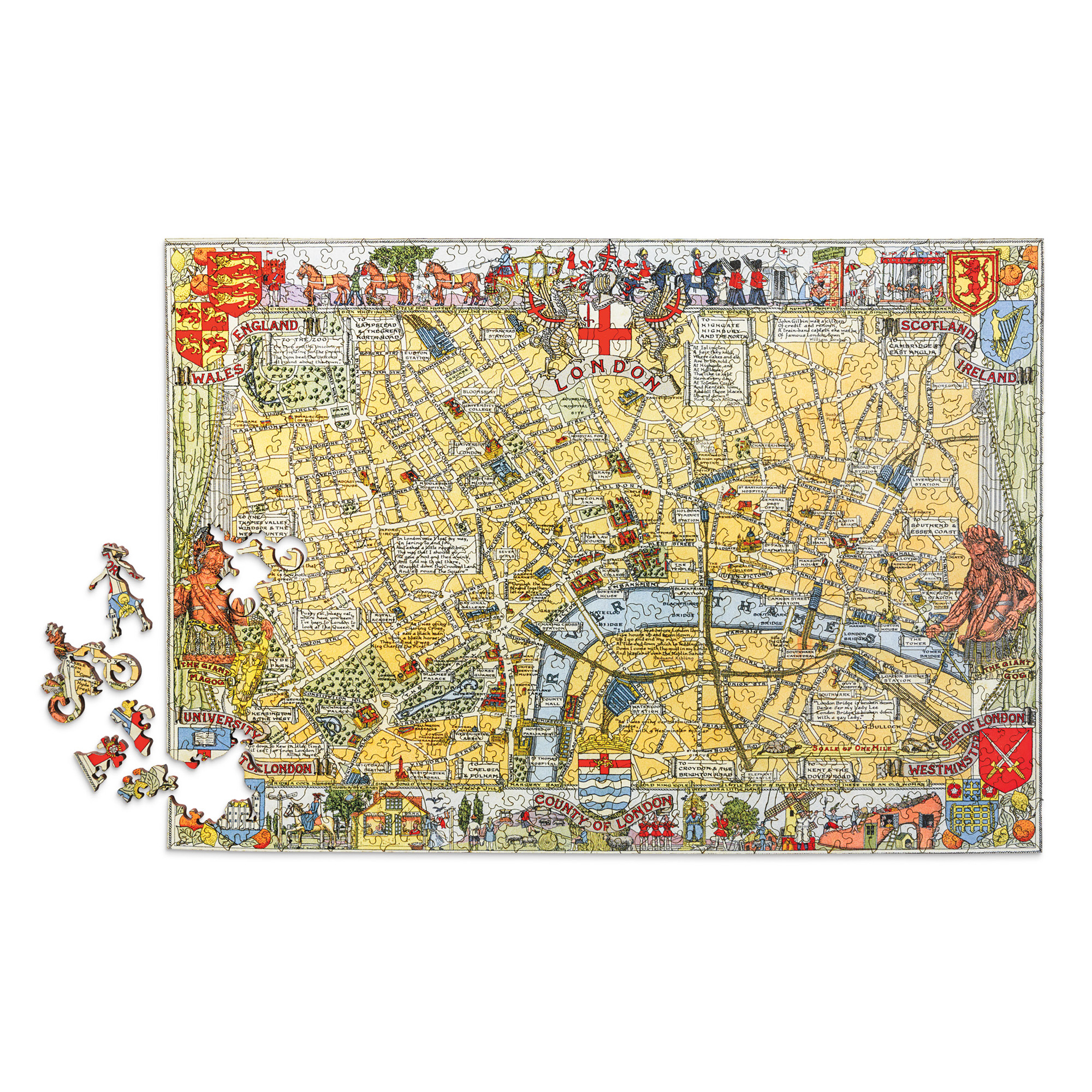 Vintage London Puzzle Gump's