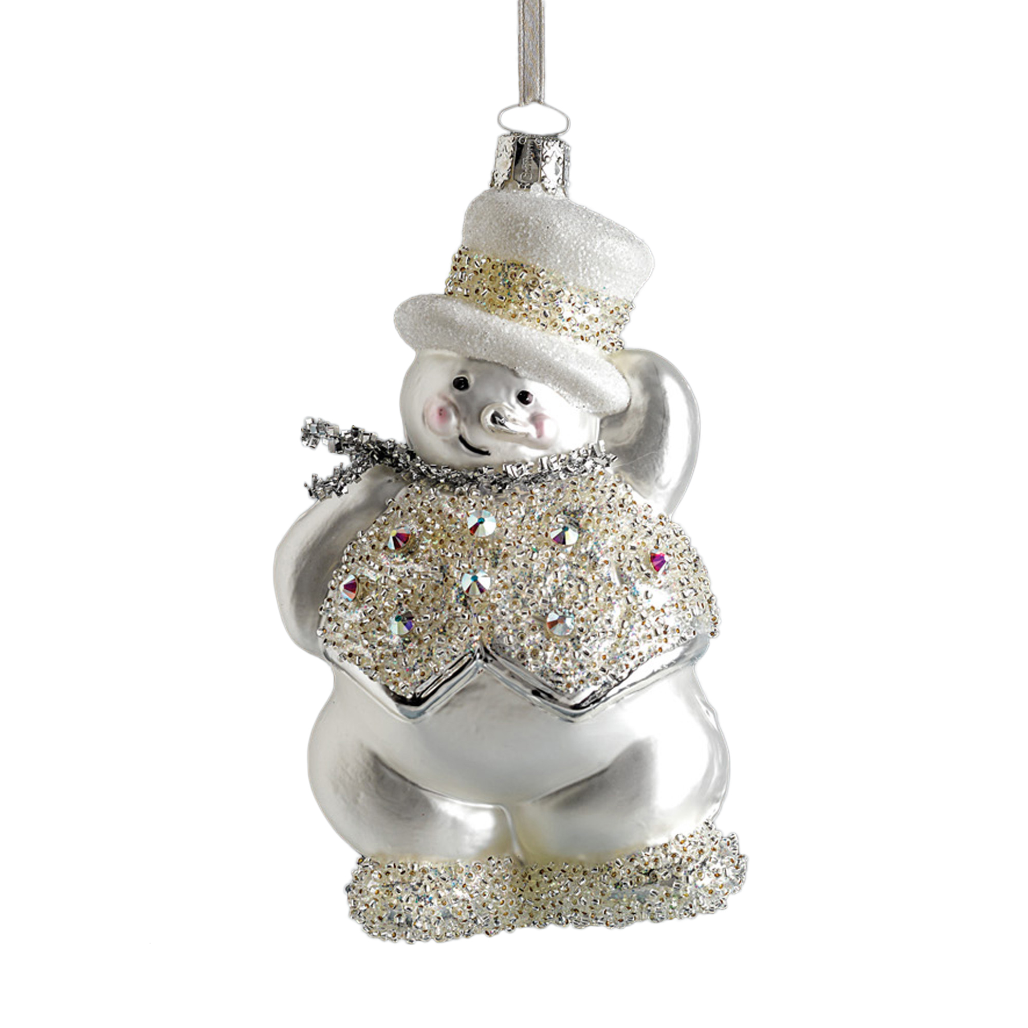 Snowman Christmas Ornament Gump's